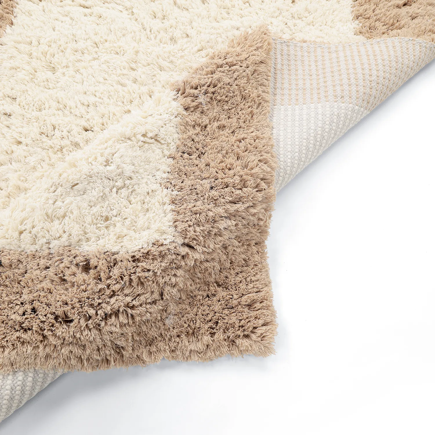 Ullmatta - Khenifra Handknot Wool Premium (creme/beige)