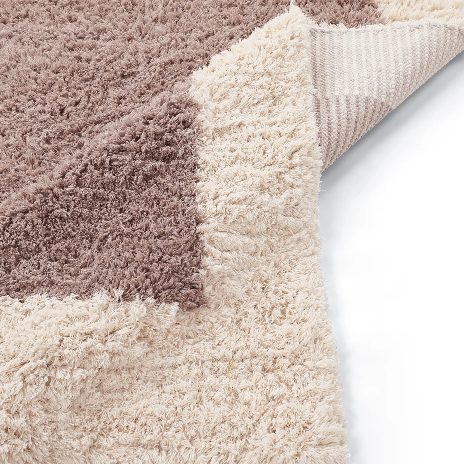 Ullmatta - Khenifra Handknot Wool Premium (taupe/creme)