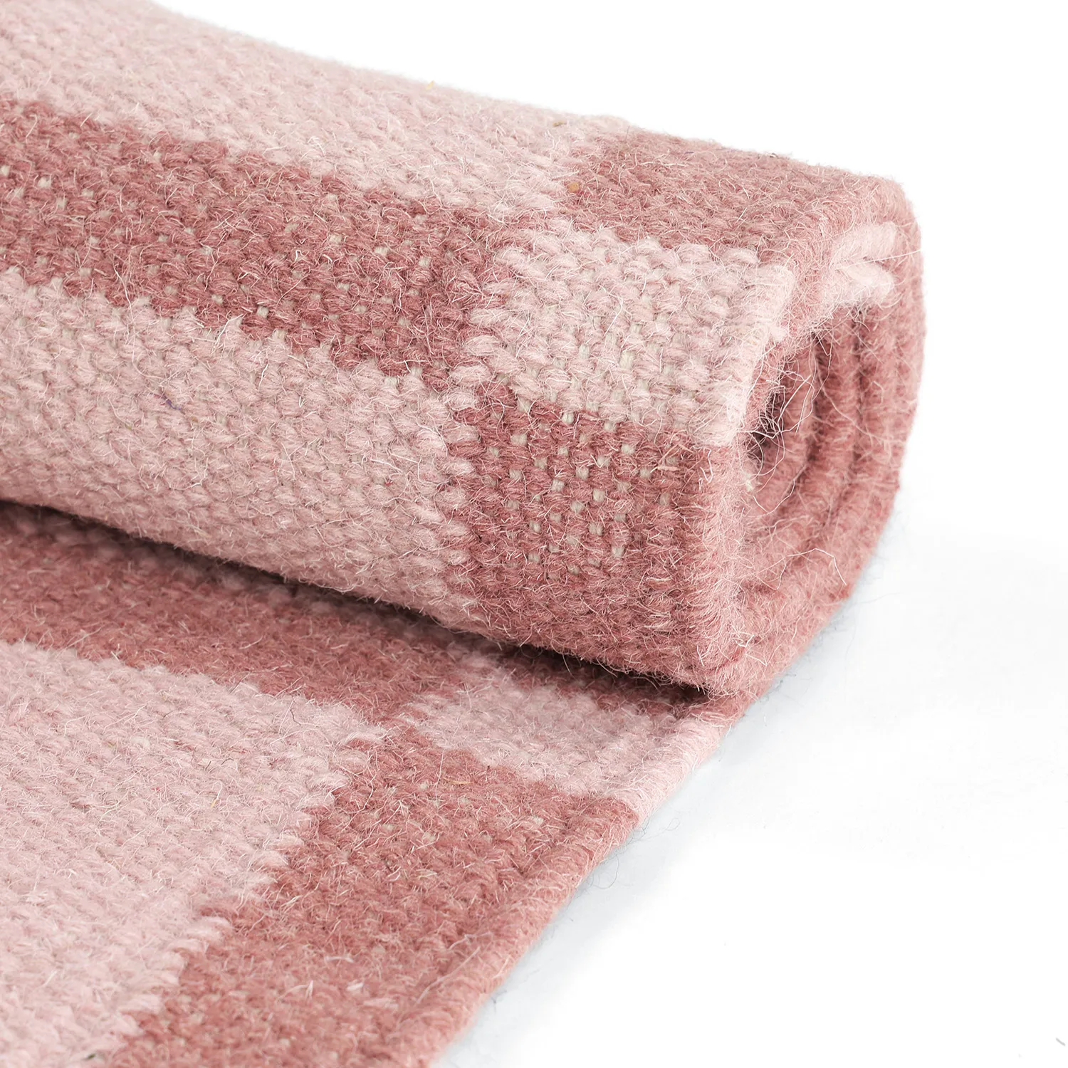 Ullmatta - Lausanne Flatweave Tufted Premium (rosa)