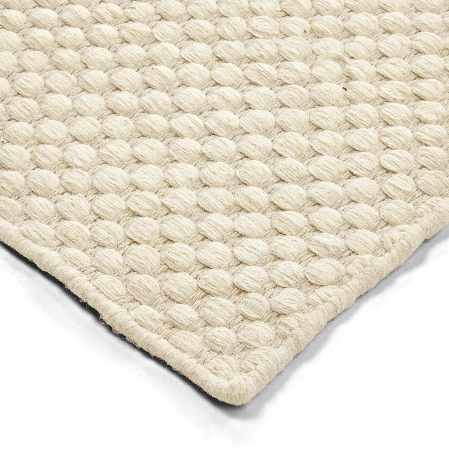 Ullmatta - Ovelia (beige/vit)