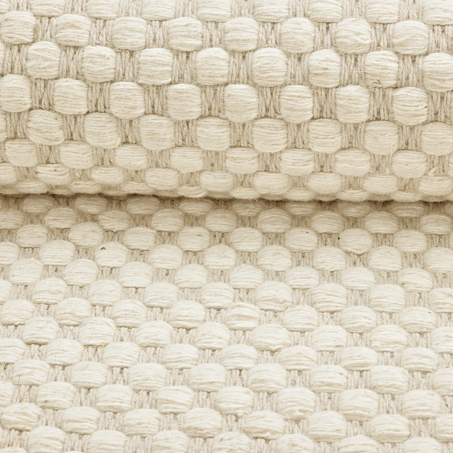 Ullmatta - Ovelia (beige/vit)