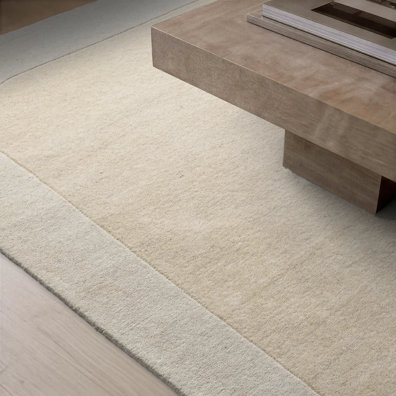 Ullmatta - Puri Hand Tufted Wool Premium (creme/vit)