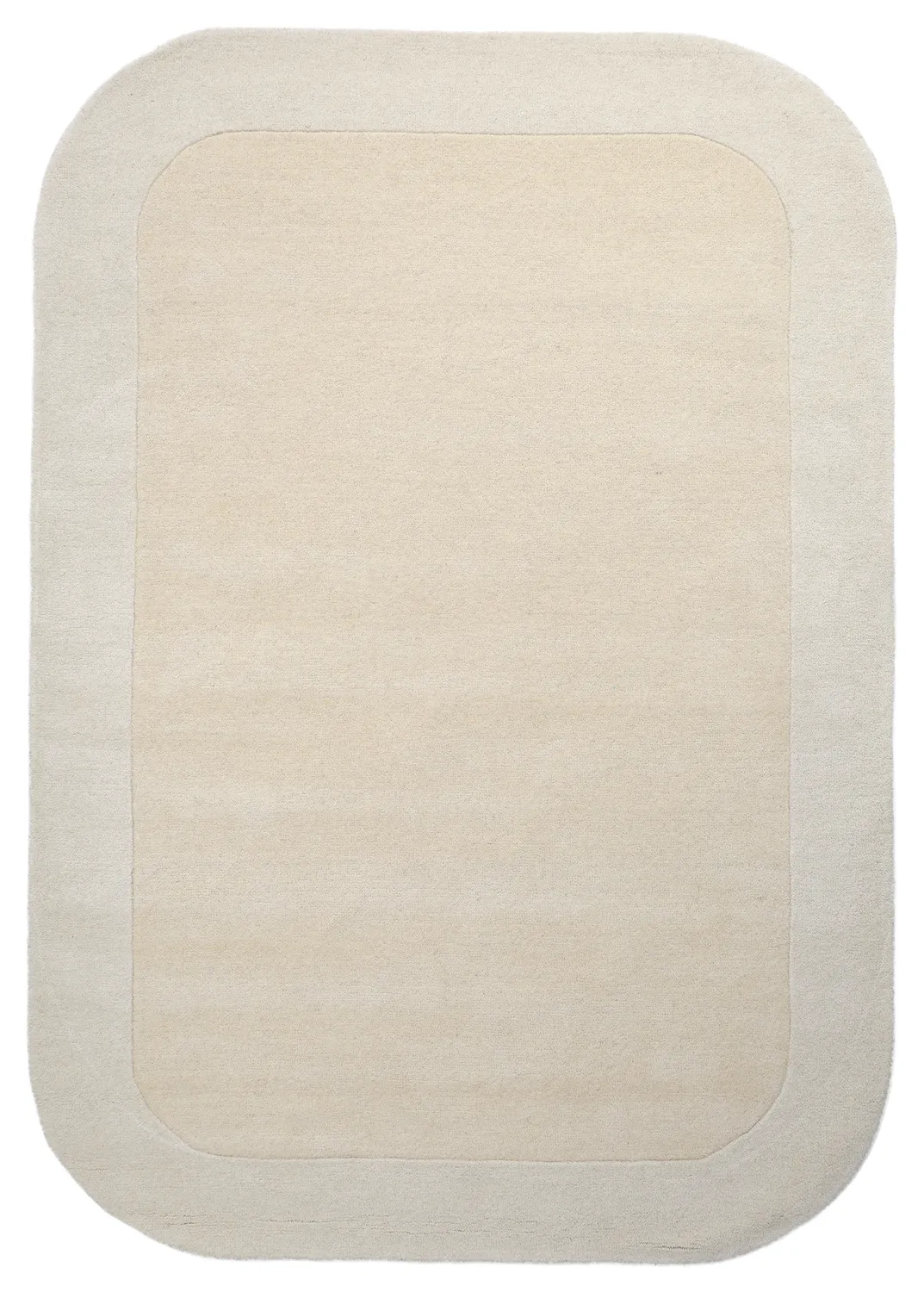 Ullmatta - Puri Hand Tufted Wool Premium (creme/vit)