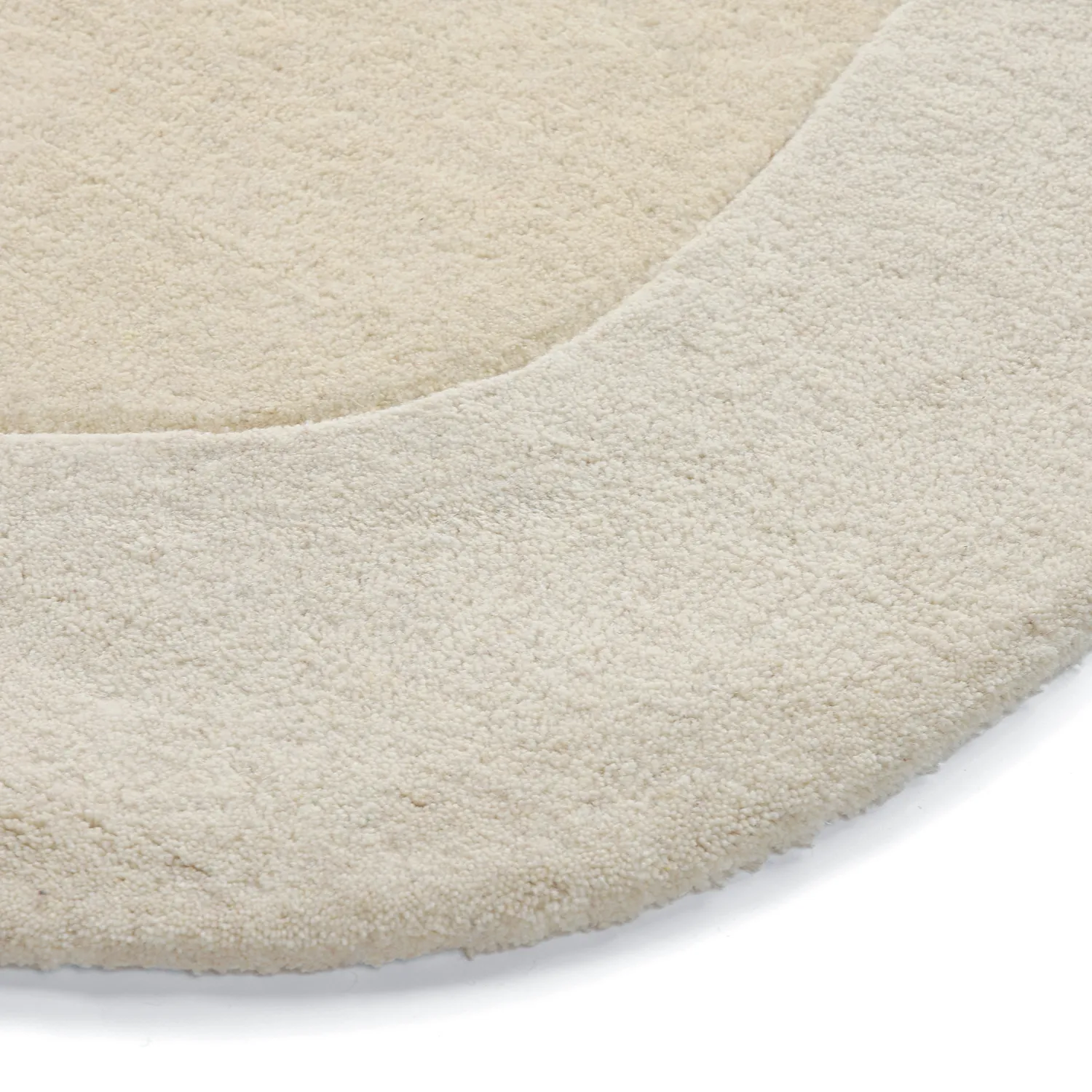 Ullmatta - Puri Hand Tufted Wool Premium (creme/vit)