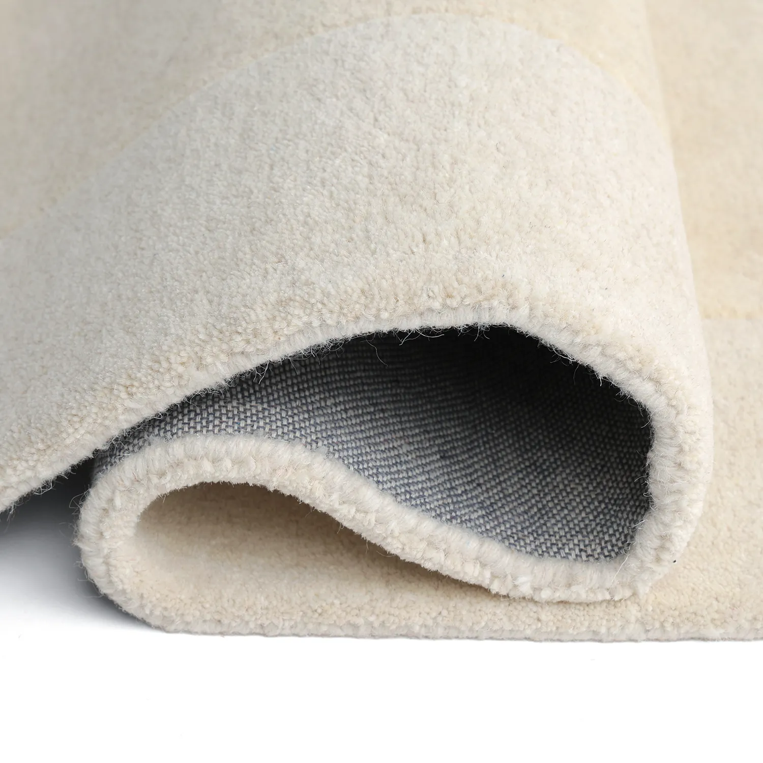 Ullmatta - Puri Hand Tufted Wool Premium (creme/vit)