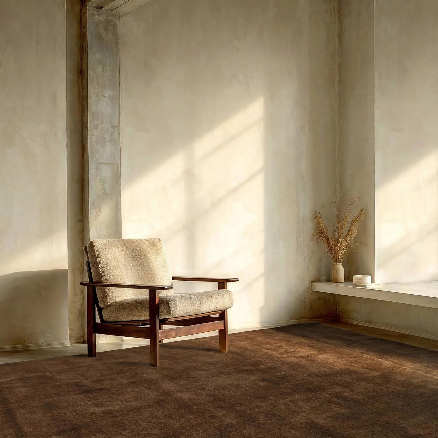 Ullmatta - Rozel Handloom Wool Premium (brun)