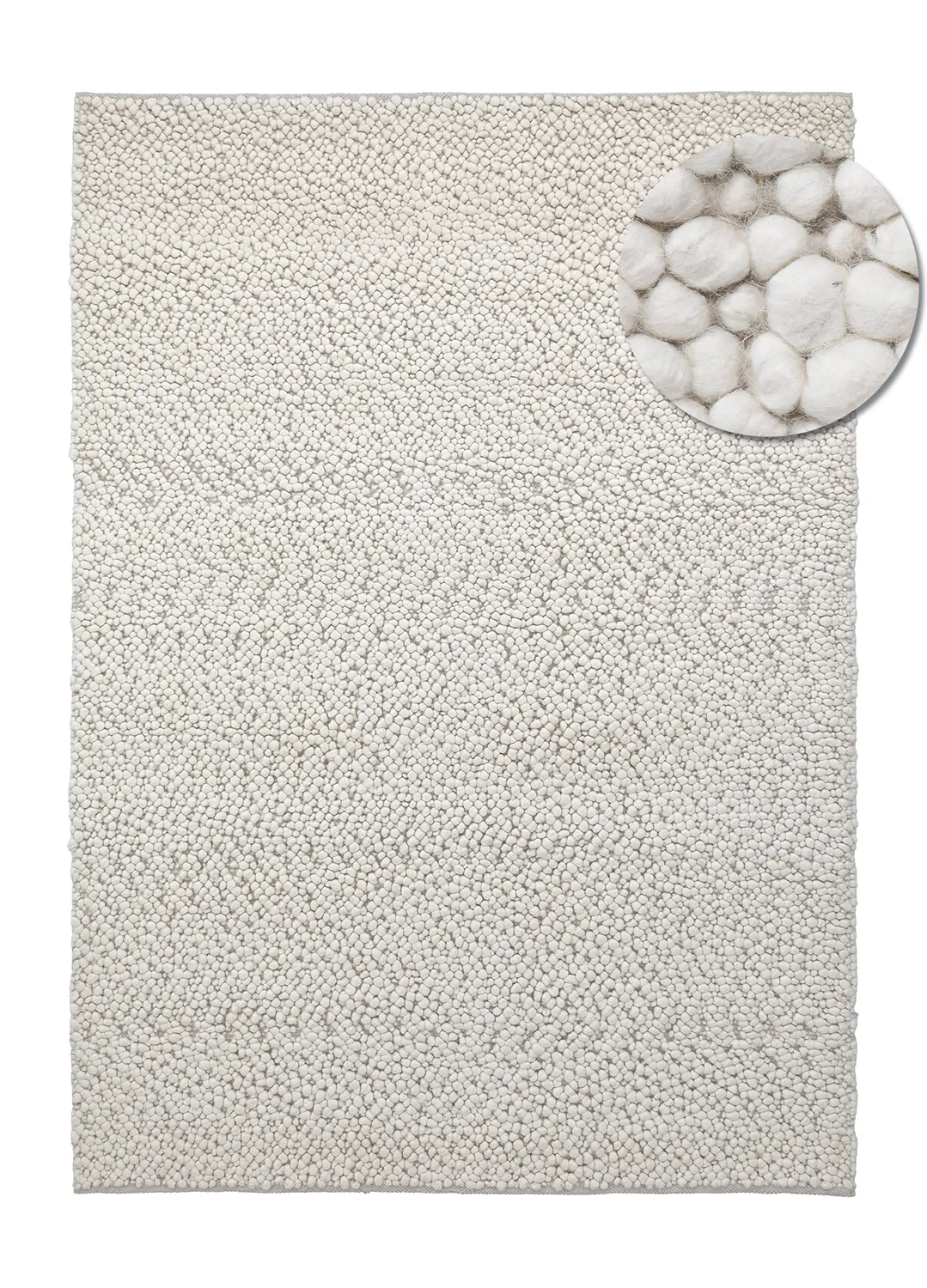 Ullmatta - Sala Irregular Wool Bubble (creme)