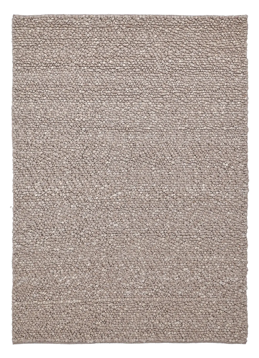 Ullmatta - Sala Irregular Wool Bubble (taupe/vitmelerad)