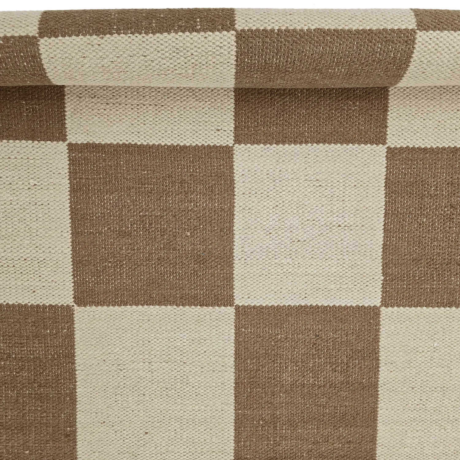 Ullmatta - Scacco (brun/beige)