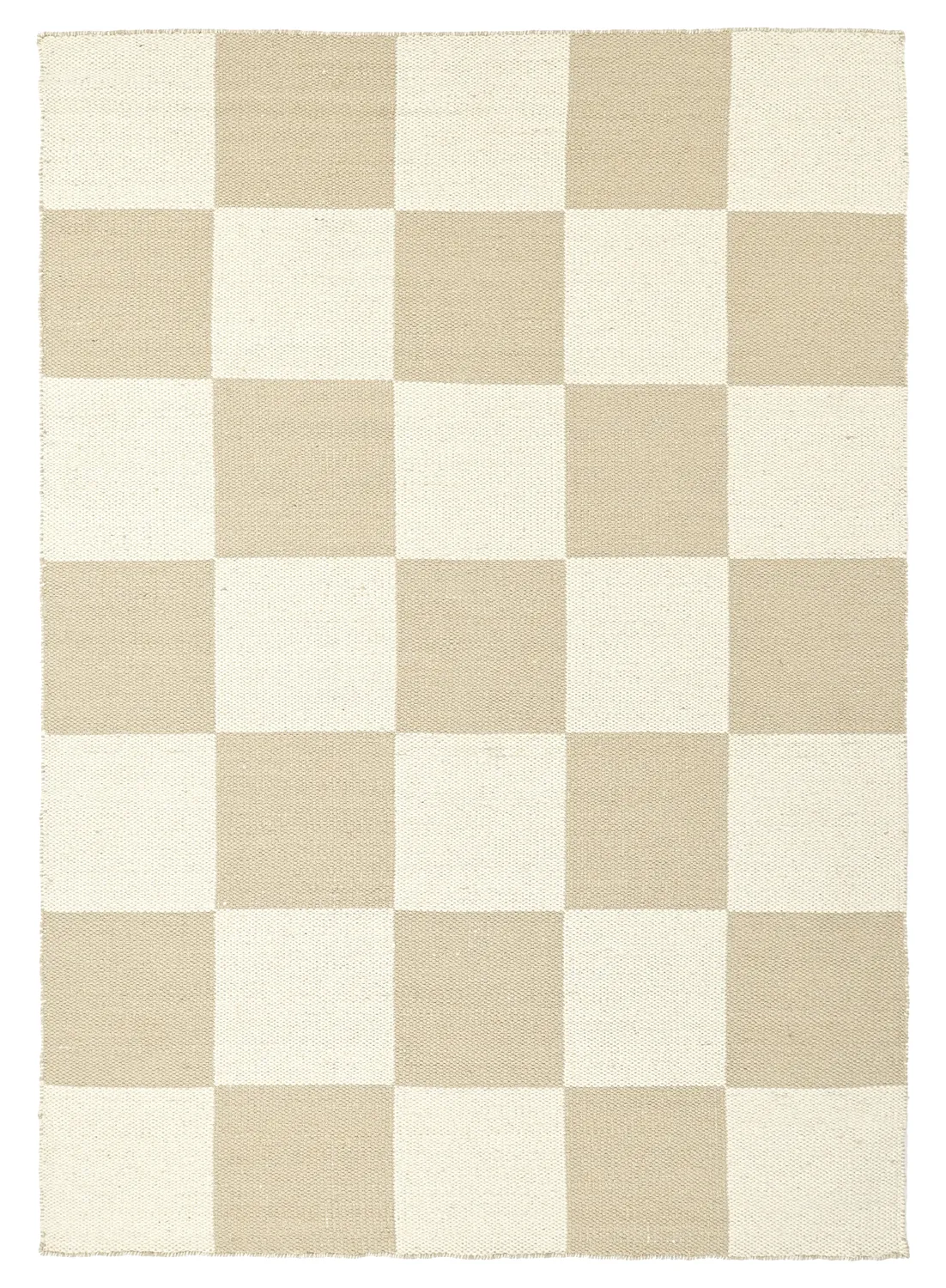 Ullmatta - Scacco (vit/beige)