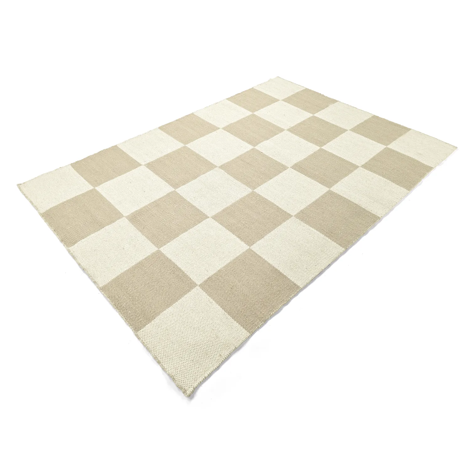 Ullmatta - Scacco (vit/beige)