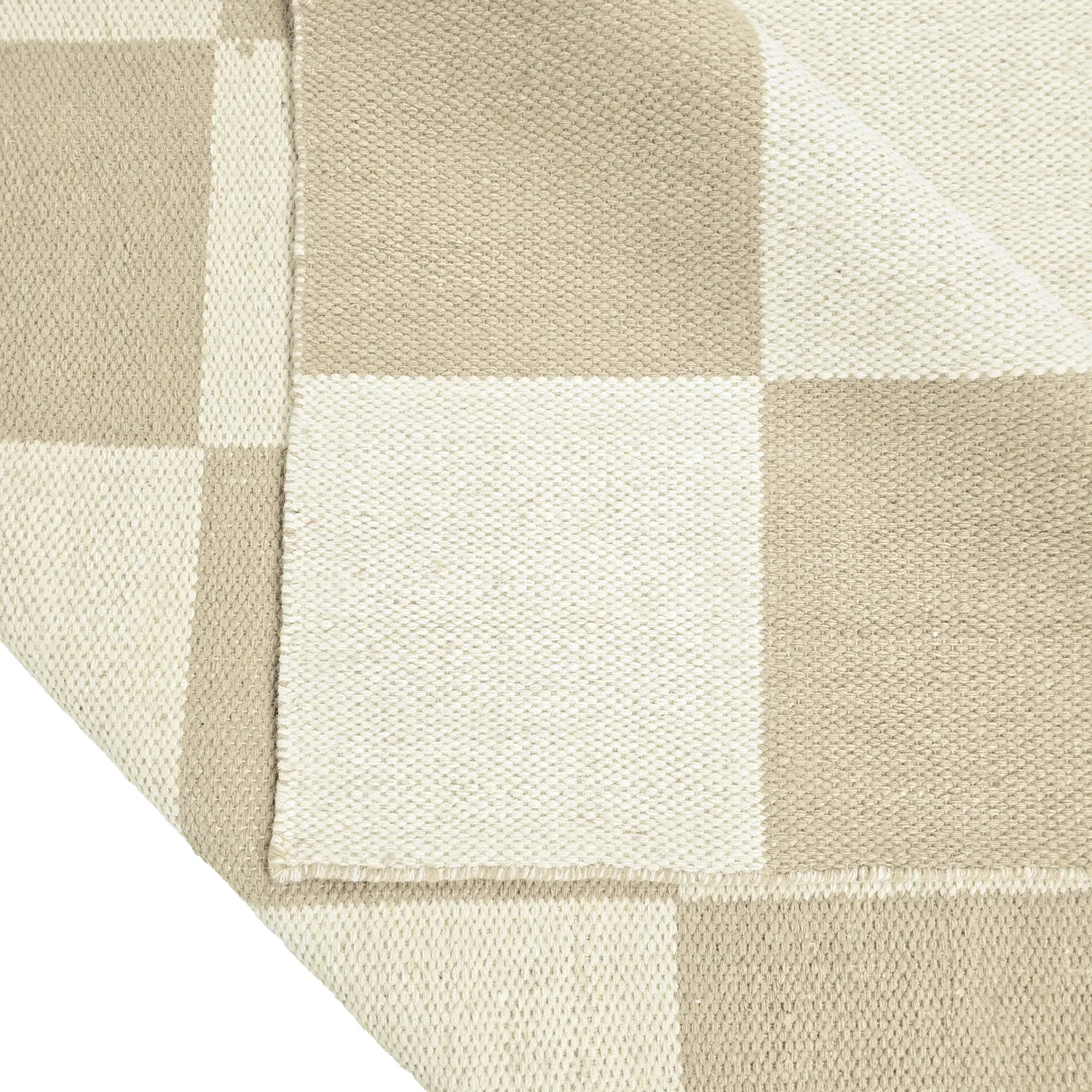 Ullmatta - Scacco (vit/beige)