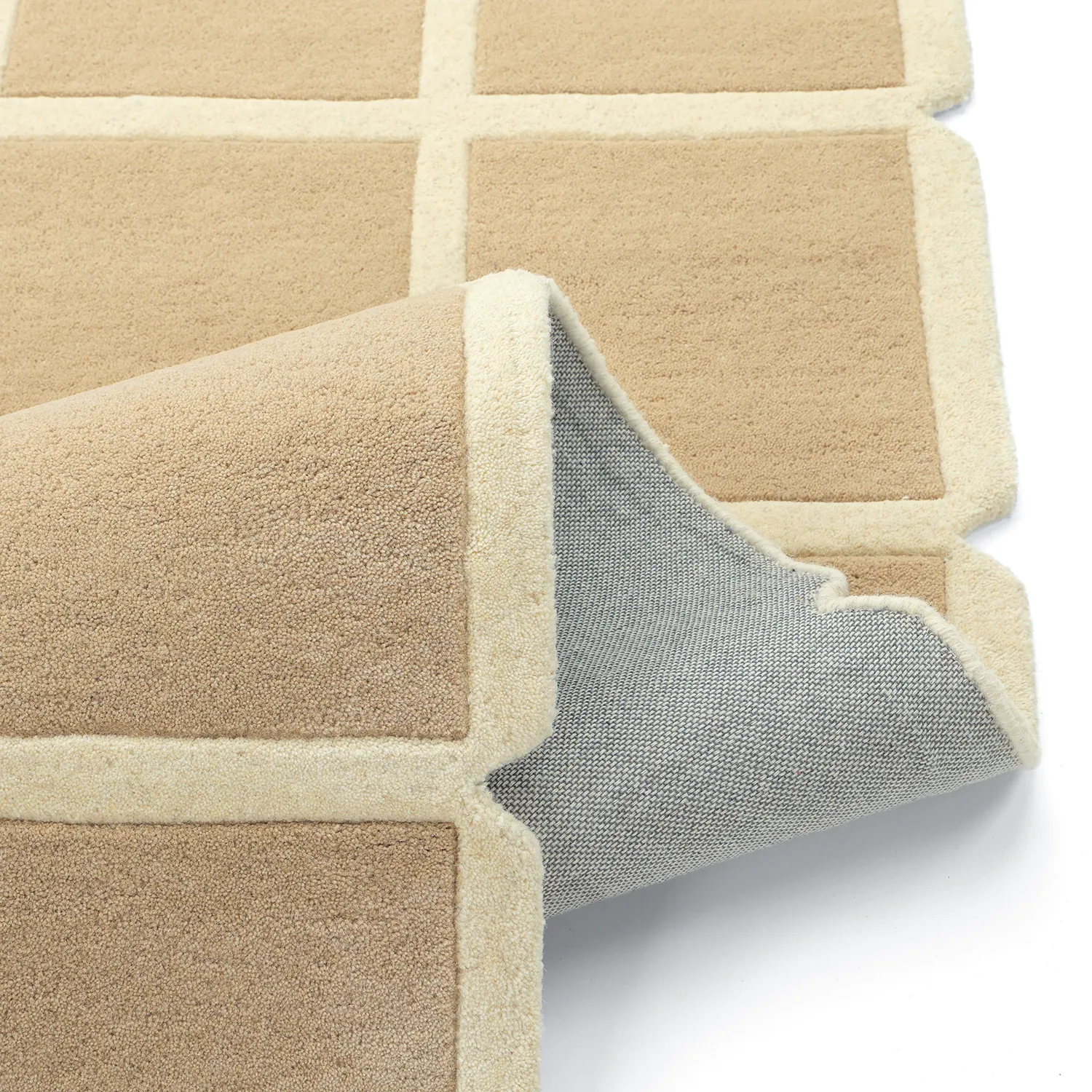Ullmatta - Syl Hand Tufted Wool Premium (beige/creme)