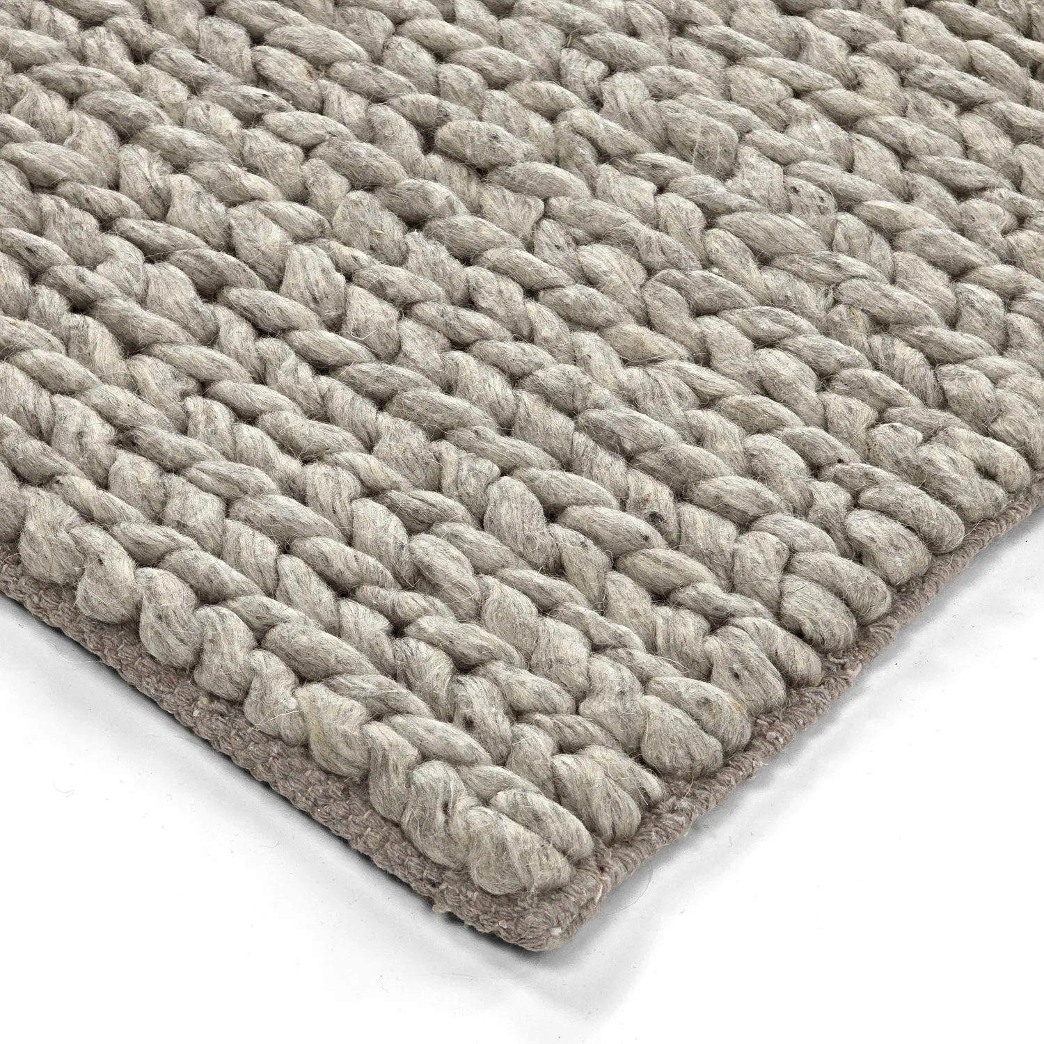 Ullmatta - Talvia Braided Wool (grå)