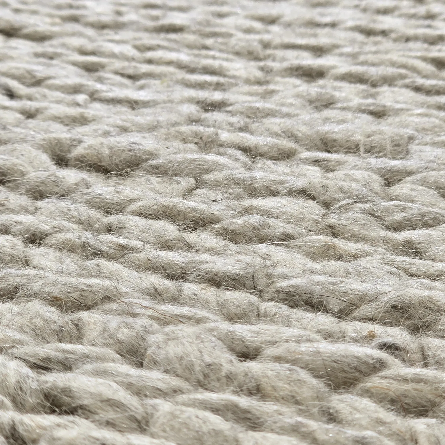 Ullmatta - Talvia Braided Wool (grå)