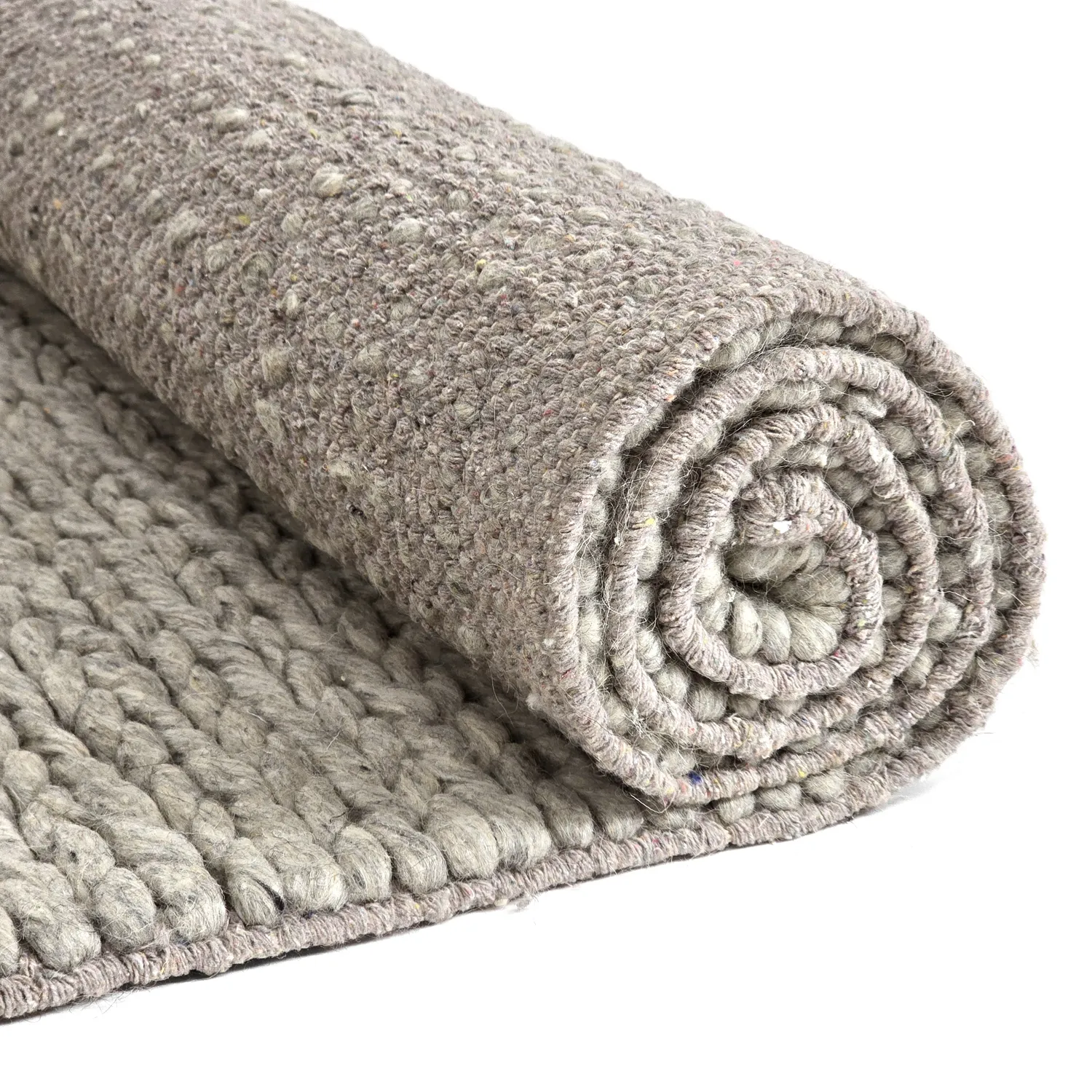 Ullmatta - Talvia Braided Wool (grå)