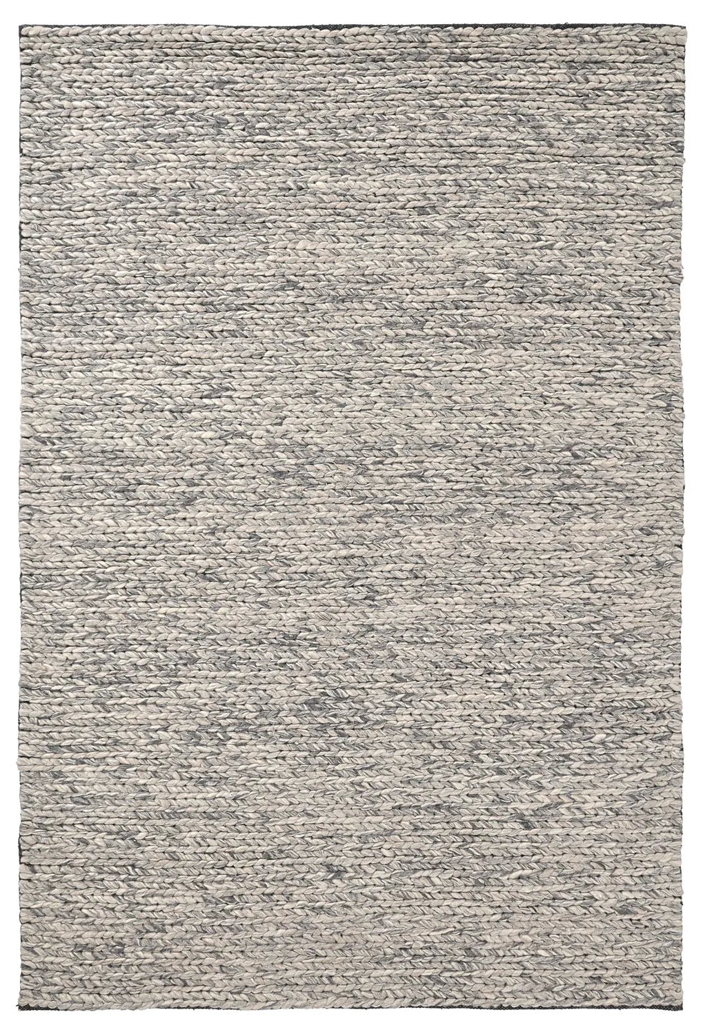 Ullmatta - Talvia Braided Wool (mörkgrå)