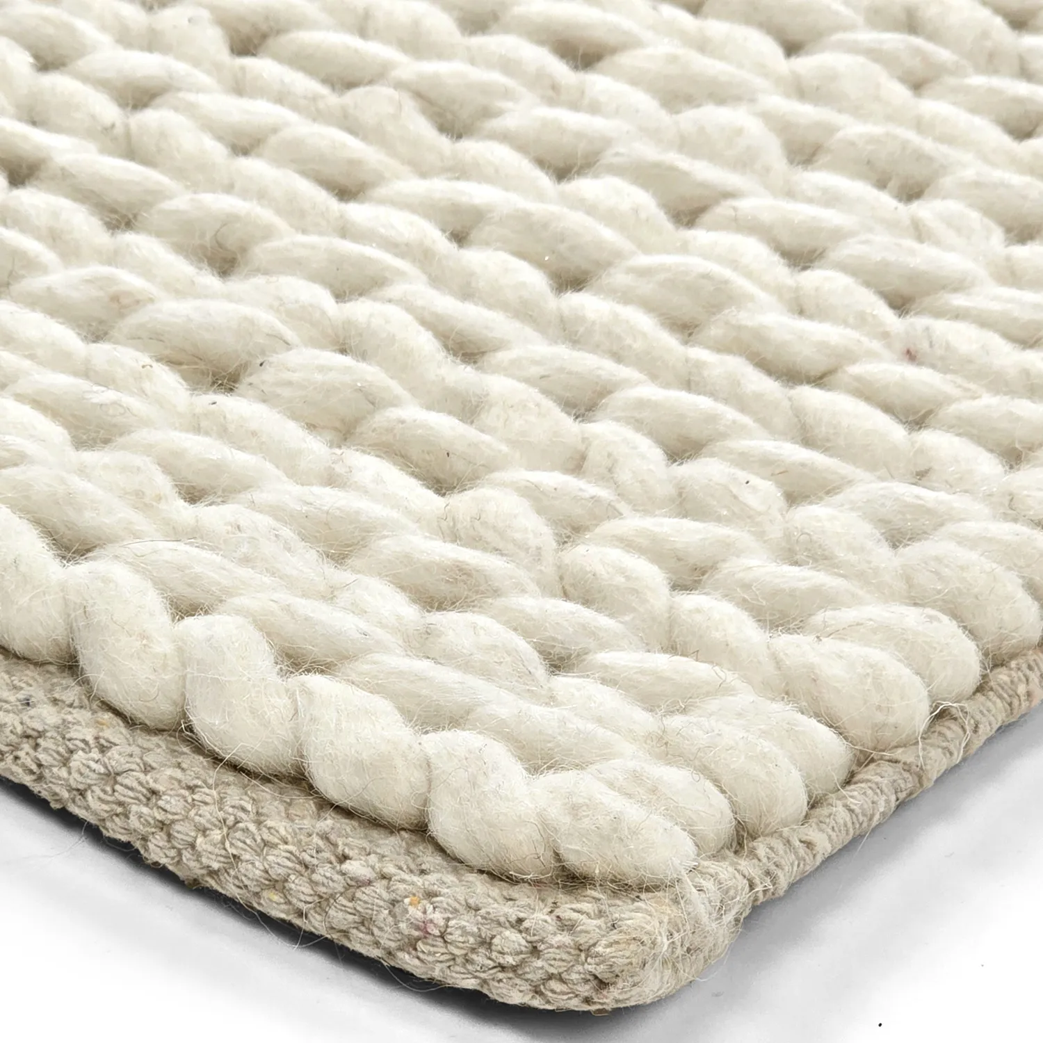 Ullmatta - Talvia Braided Wool (offwhite)