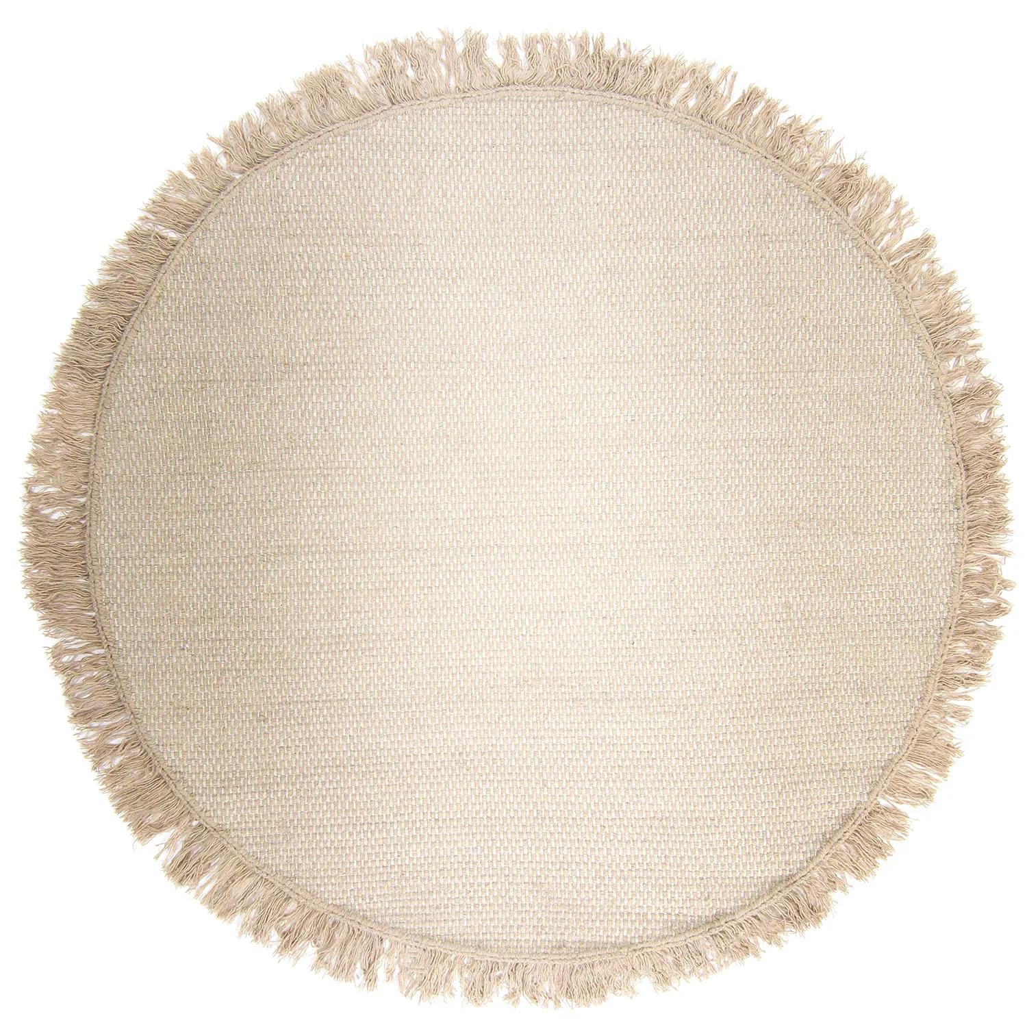Rund matta - Pike (beige)