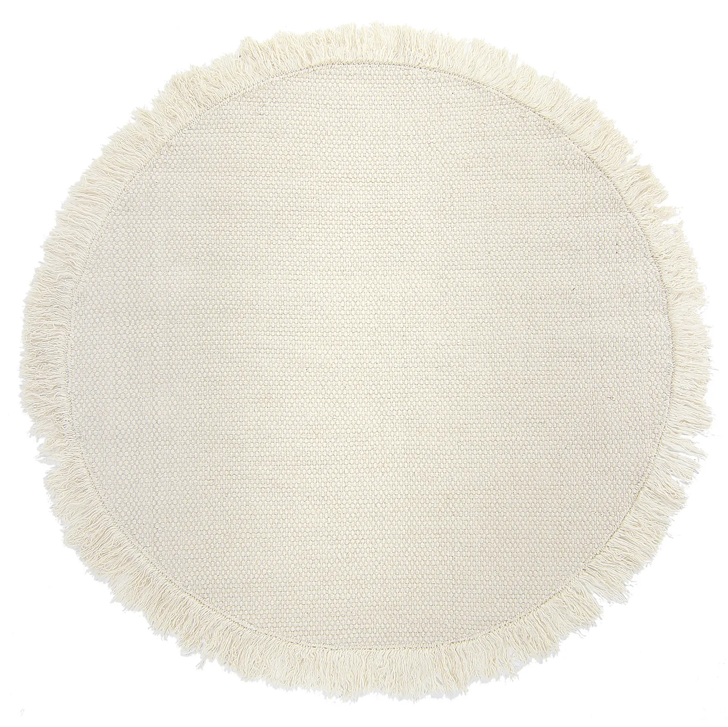 Rund matta - Pike (cream)