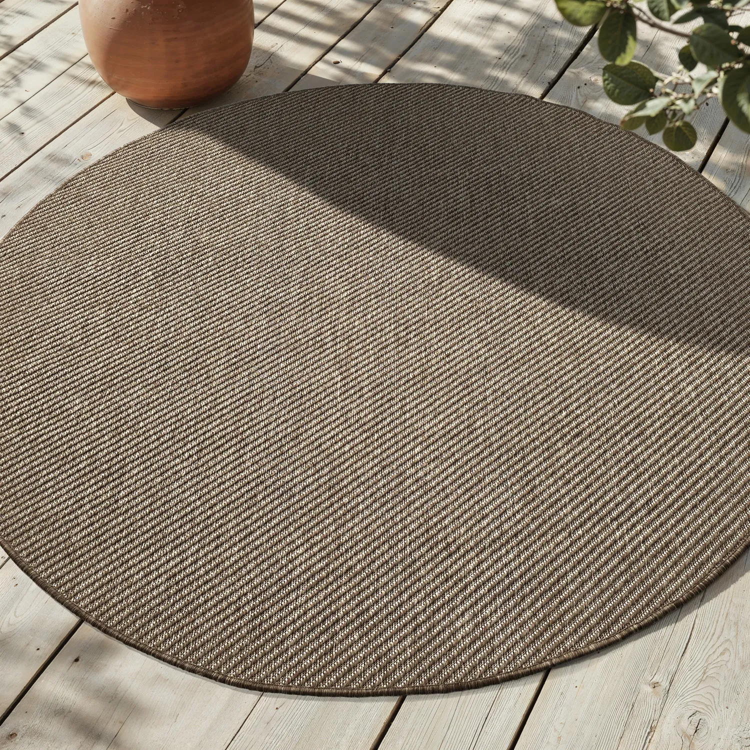 Rund matta - Indoor/Outdoor Bennett (beige)