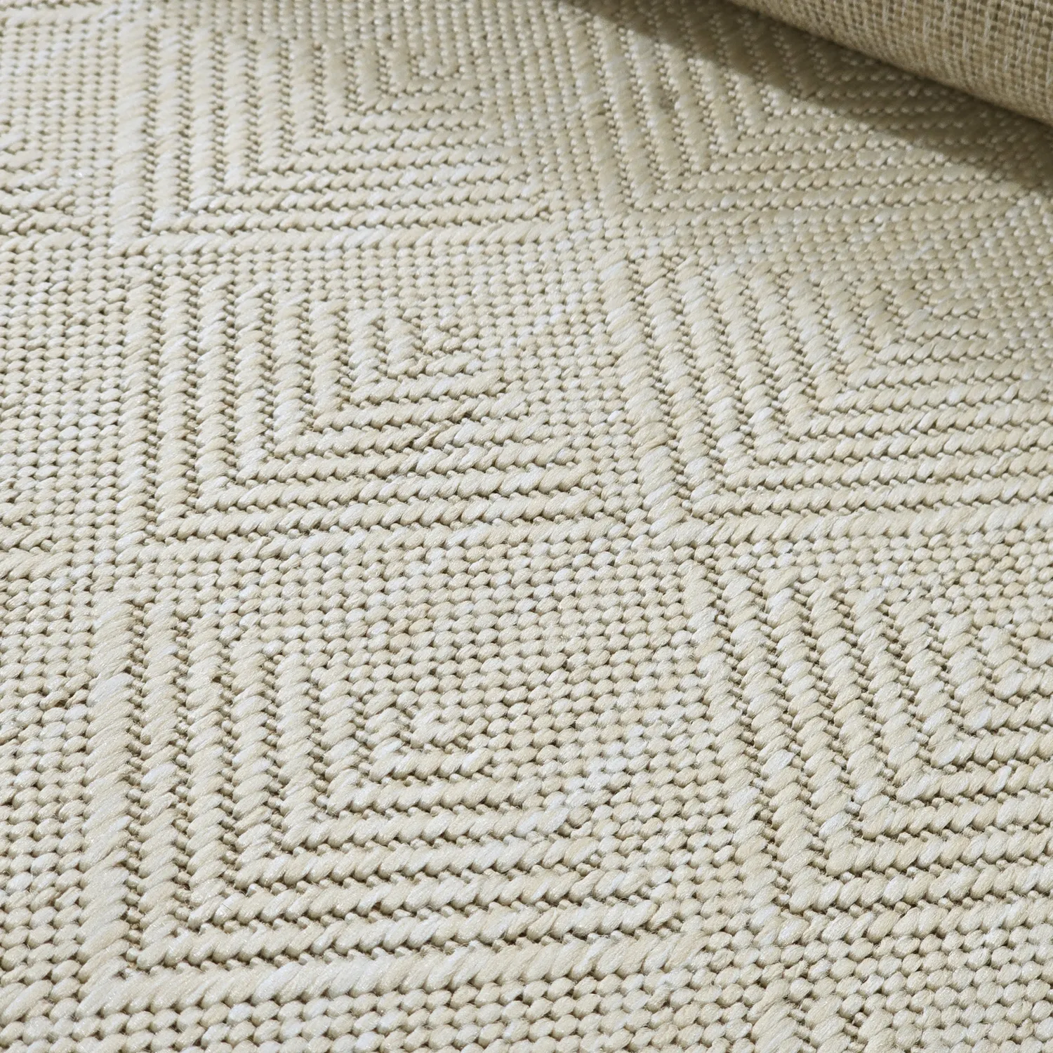 Inomhus/utomhusmatta - Caldwell (beige)