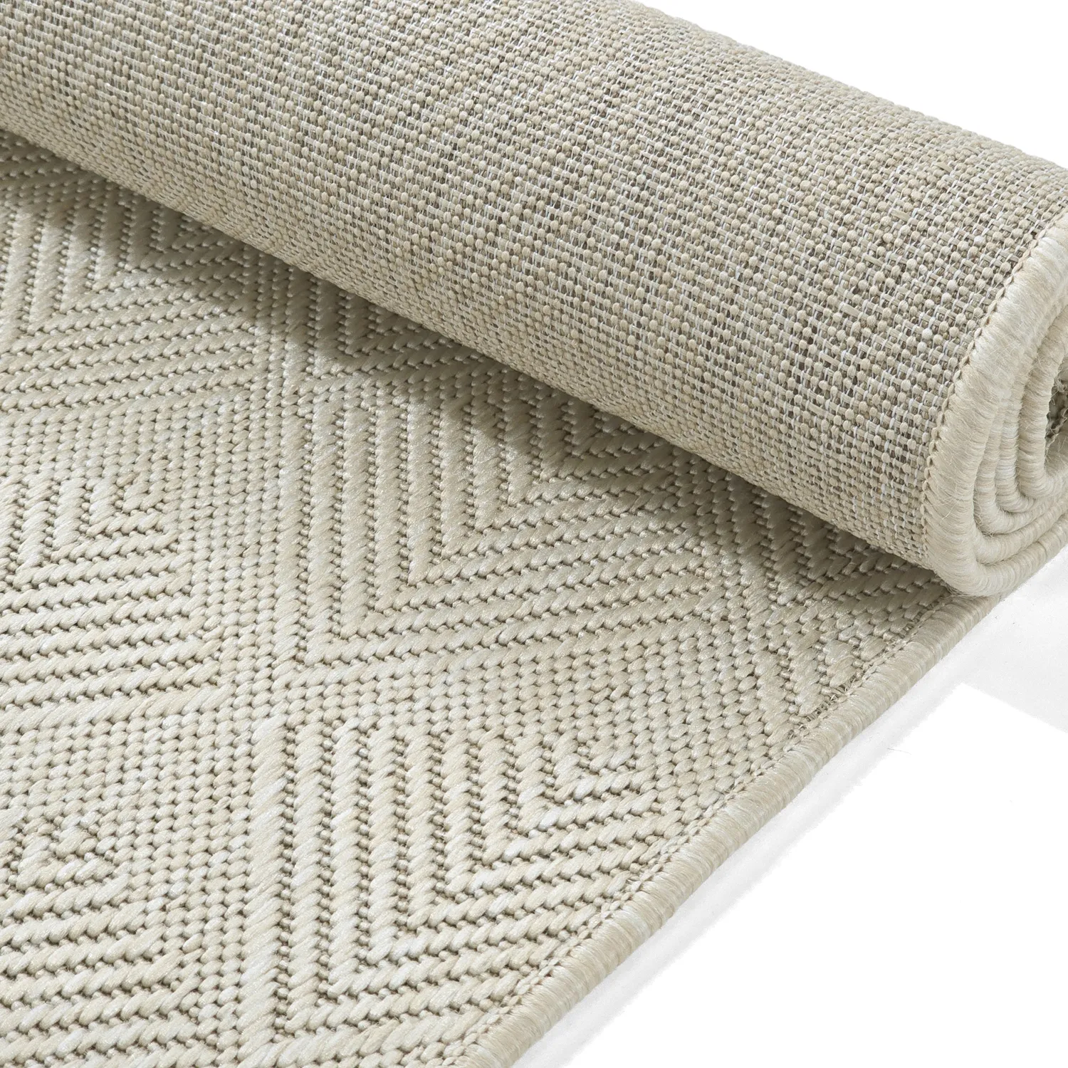 Inomhus/utomhusmatta - Caldwell (beige)