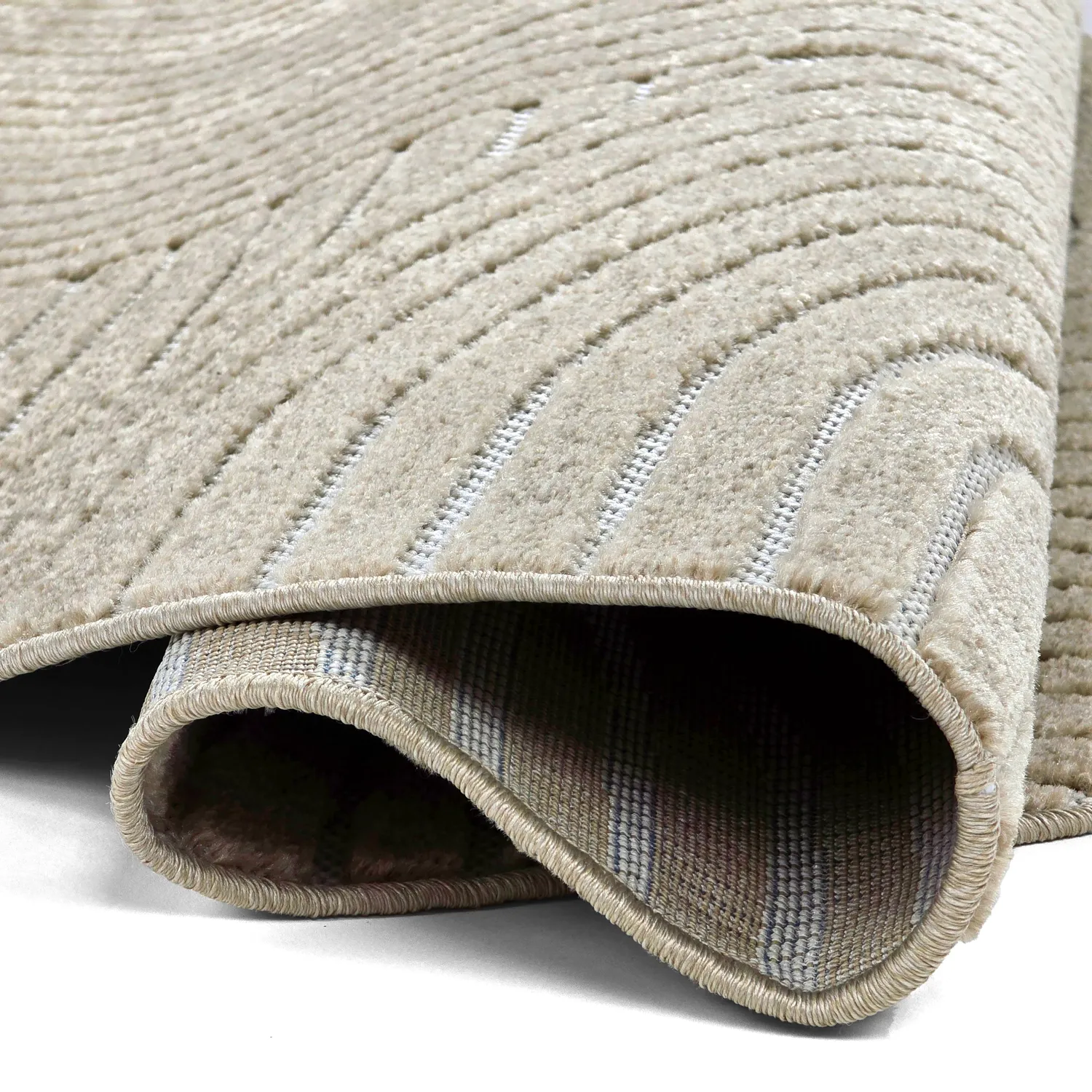 Rund matta - Indoor/Outdoor Devon (beige)