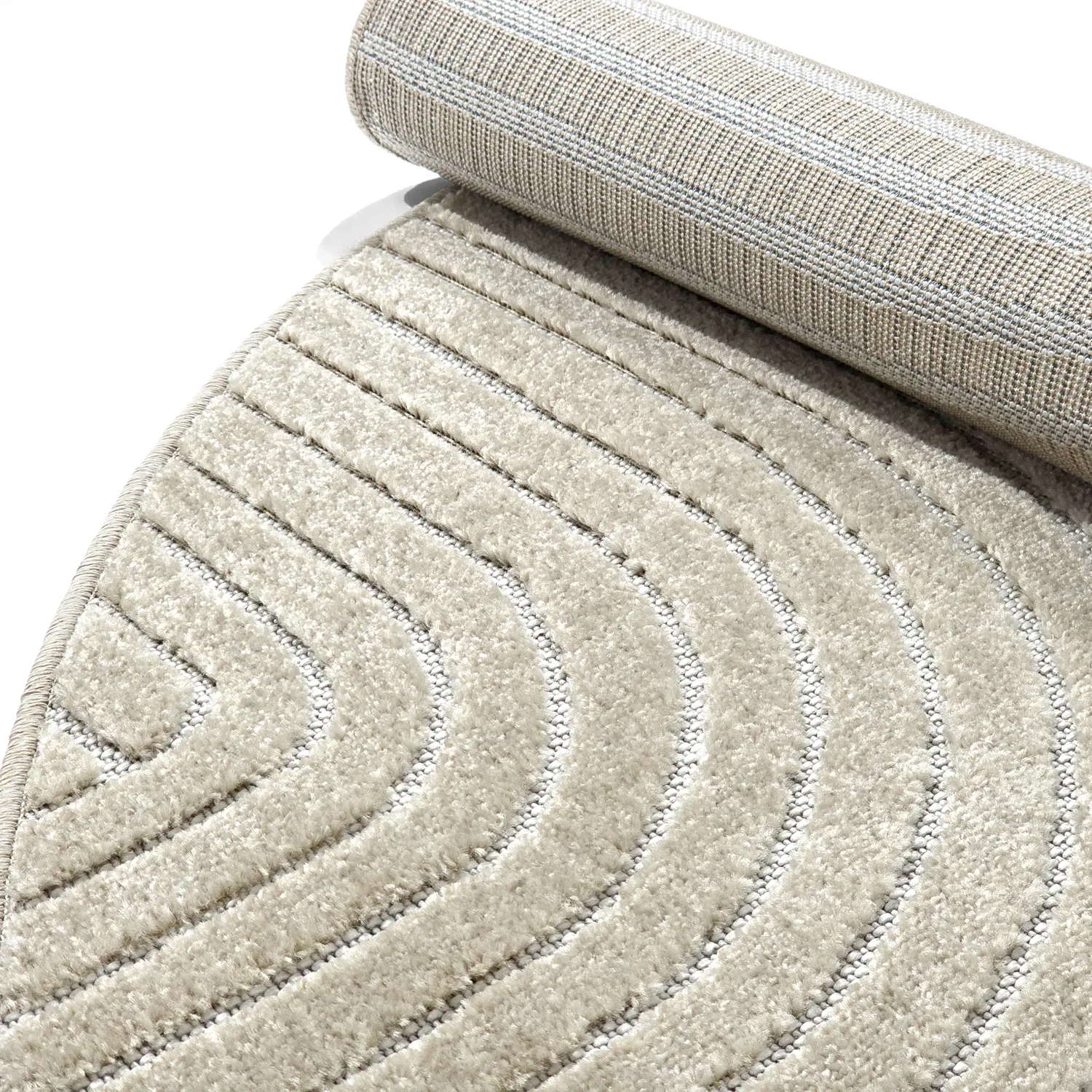 Rund matta - Indoor/Outdoor Devon (beige)