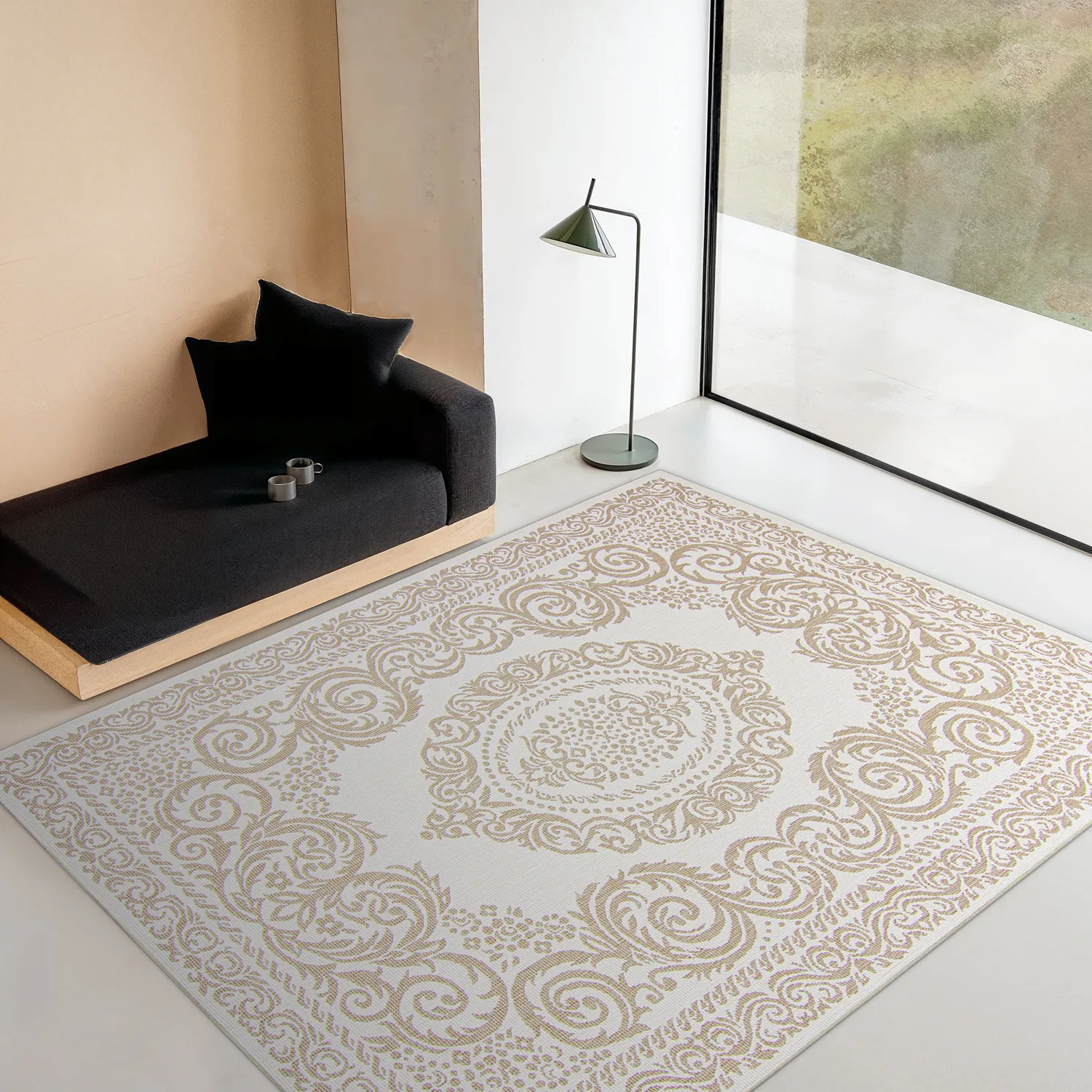 Inomhus- utomhusmatta - Sylvaine (beige)