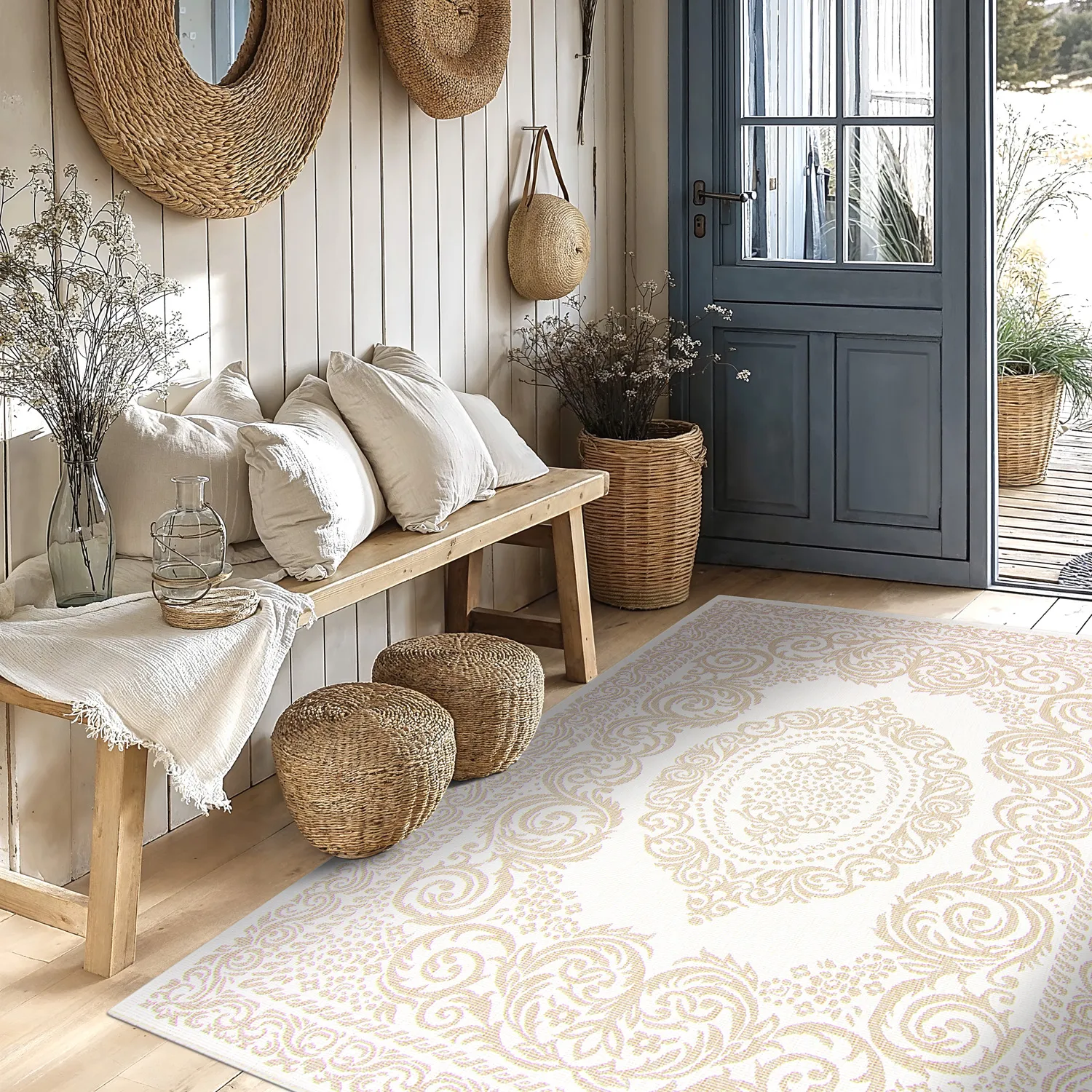 Inomhus- utomhusmatta - Sylvaine (beige)