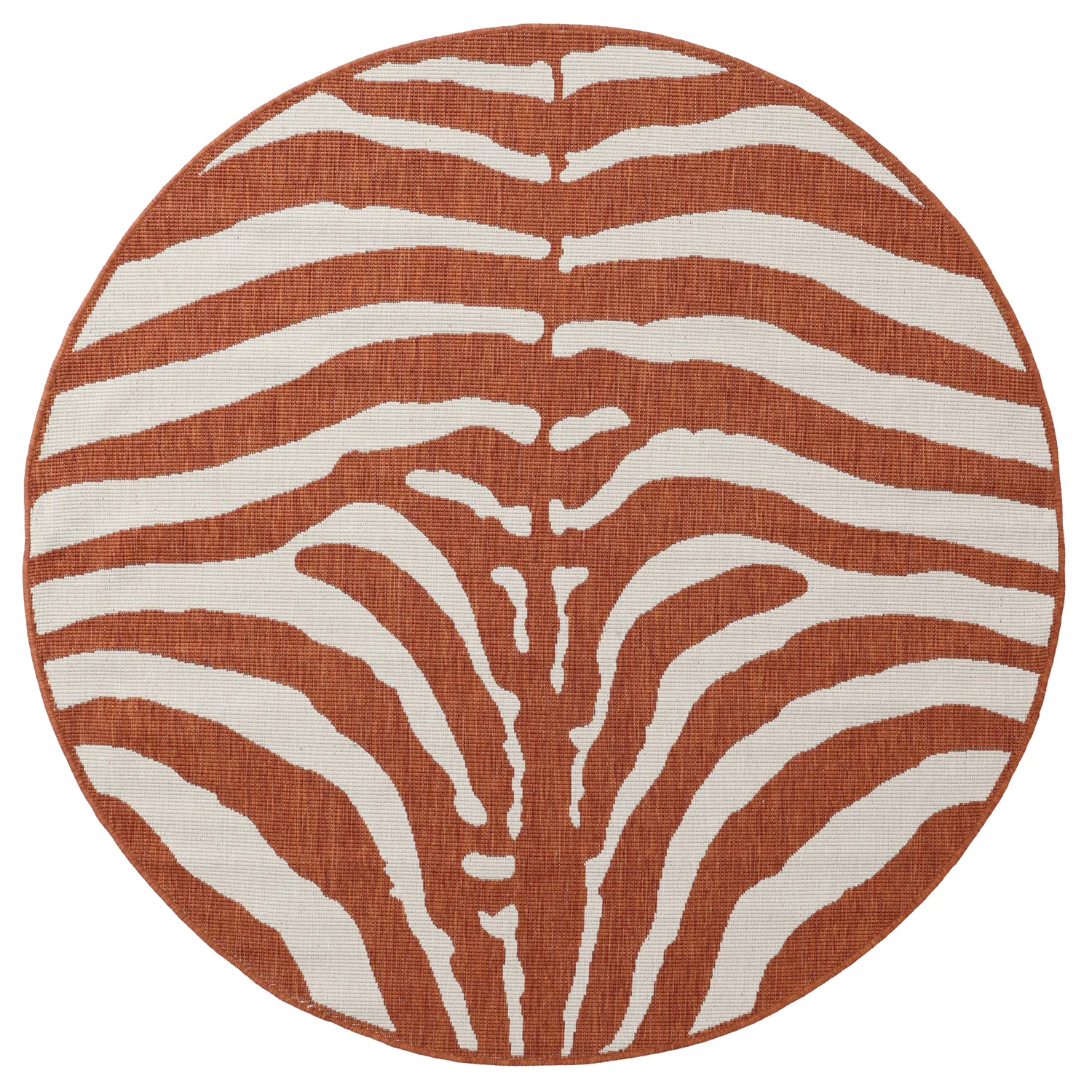 Rund matta - Indoor/Outdoor Winona (orange)