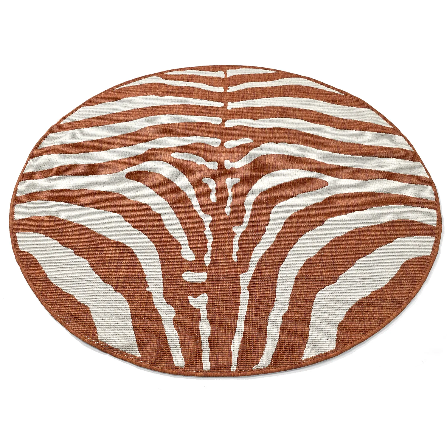 Rund matta - Indoor/Outdoor Winona (orange)