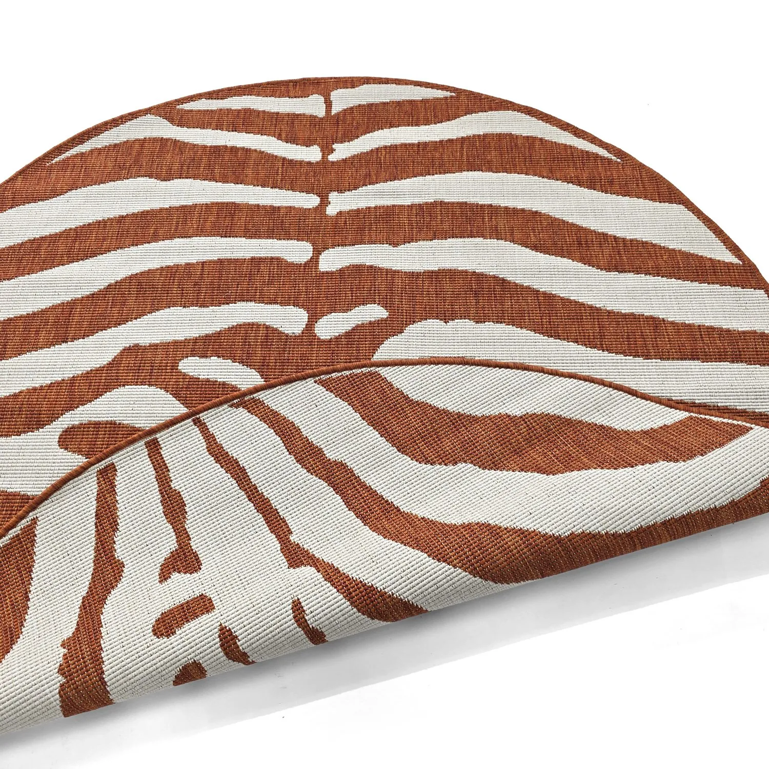 Rund matta - Indoor/Outdoor Winona (orange)