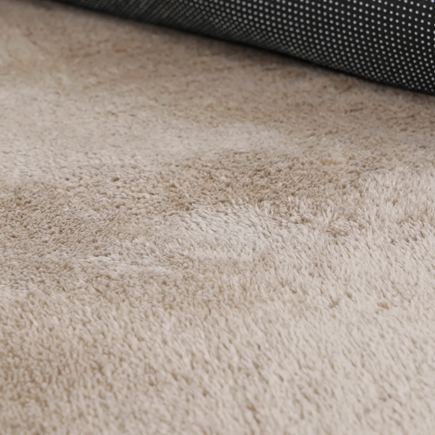Vågig Rund Matta - Aranga Super Soft Fur (brun)