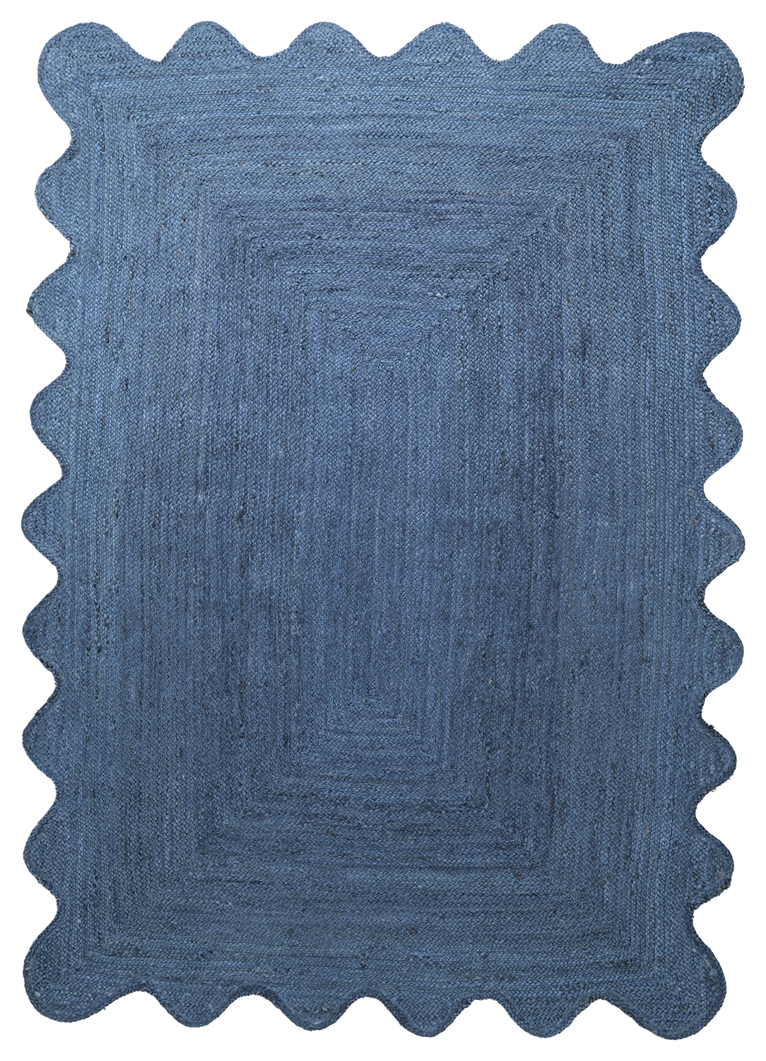 V&aring;gig jutematta - Fl&auml;tan (bl&aring;) (Storlek: 80 x 150 cm)
