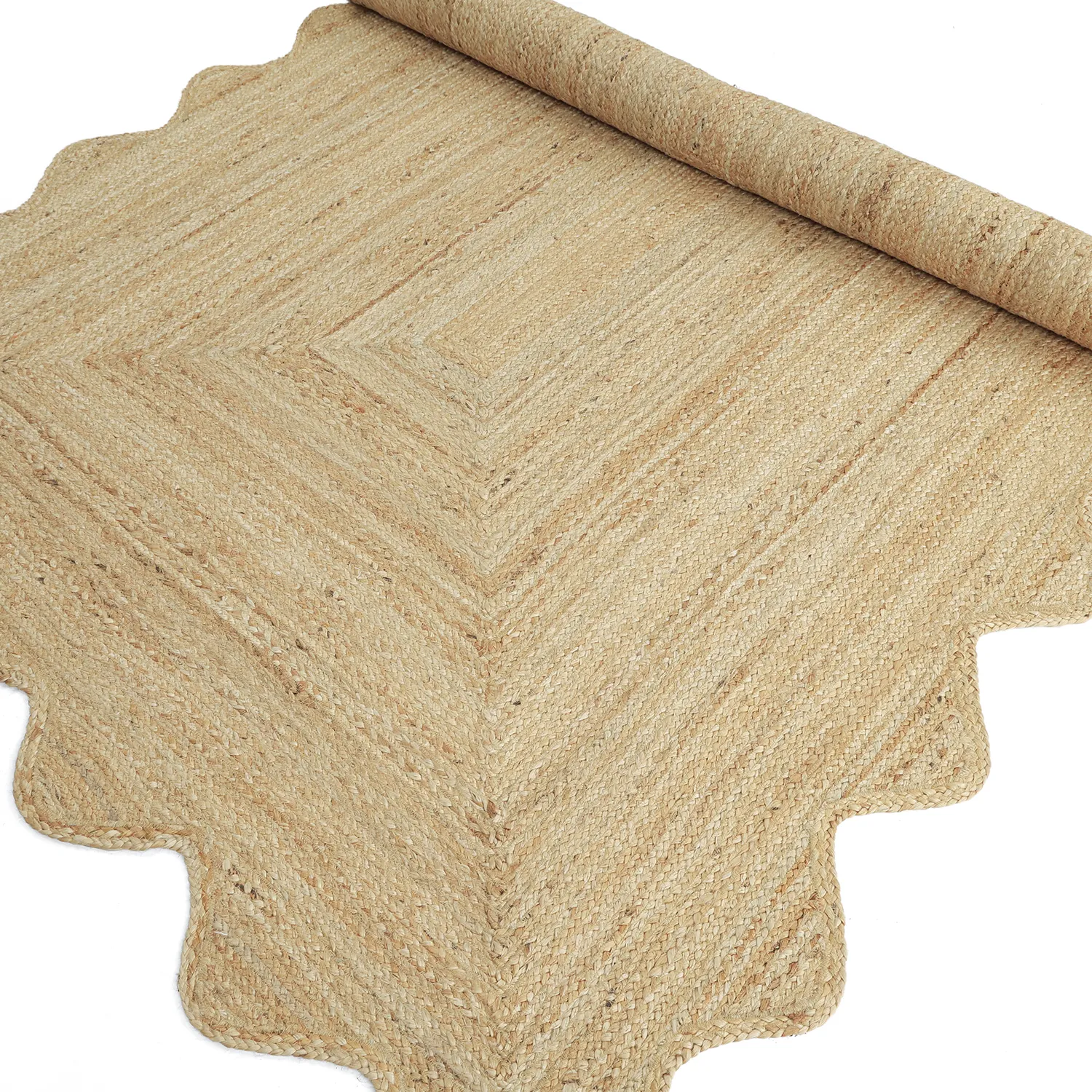 Vågig jutematta - Flätan (jute)
