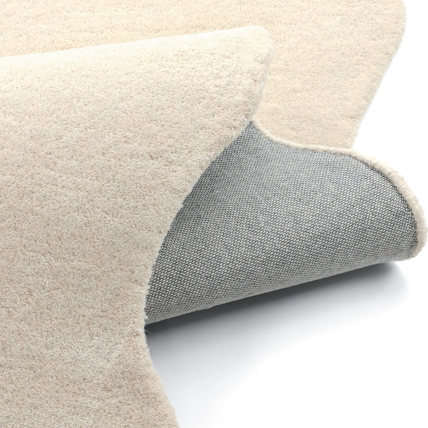 Vågig Ullmatta - Diu Hand Tufted Wool Premium (creme)