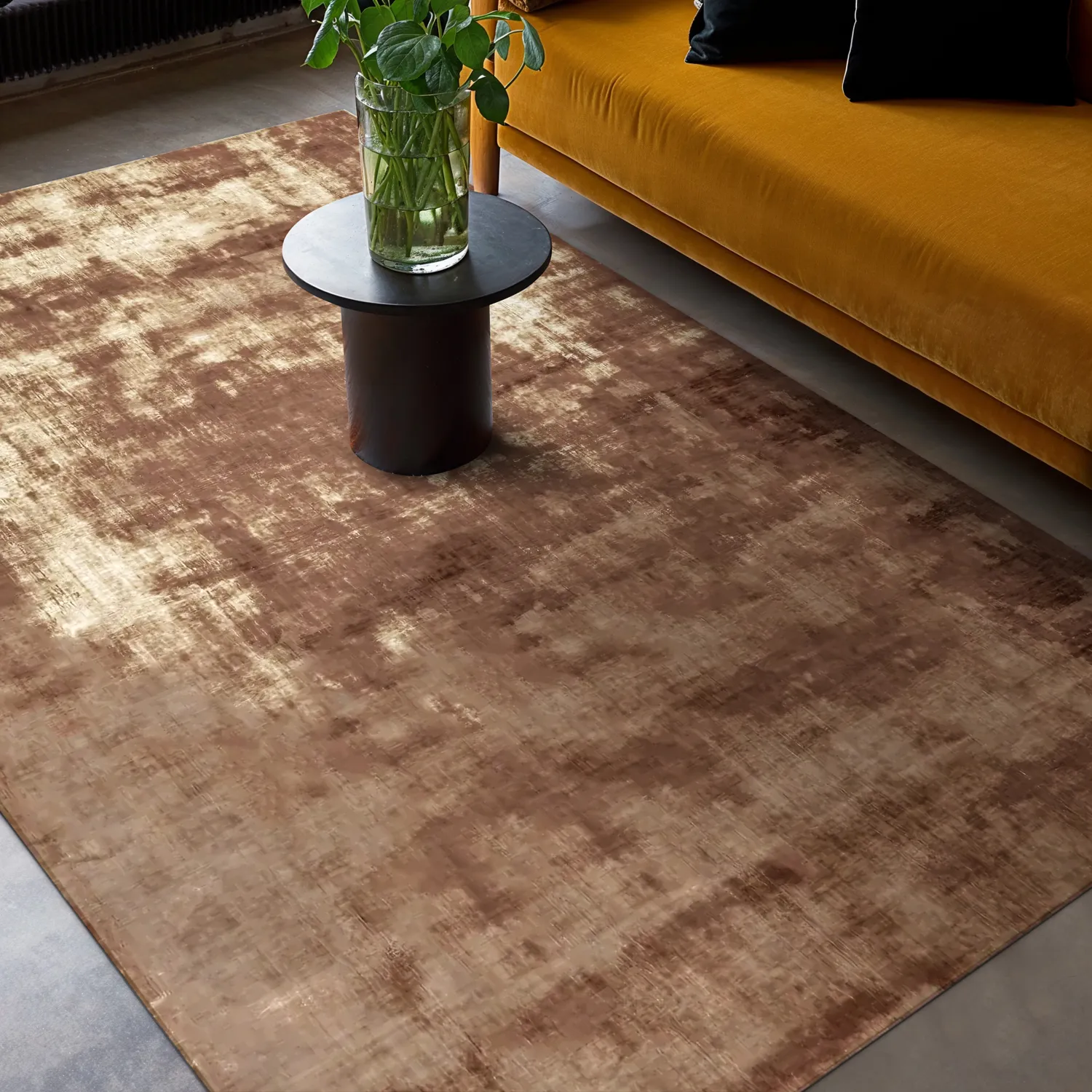 Viskosmatta - Jodhpur Special Luxury Edition (brun)