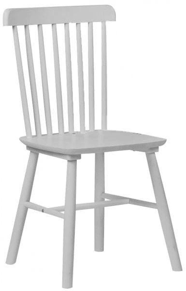 Pinnstol - Elsa (ljusgrå) - 2 st (Storlek: Standard)
