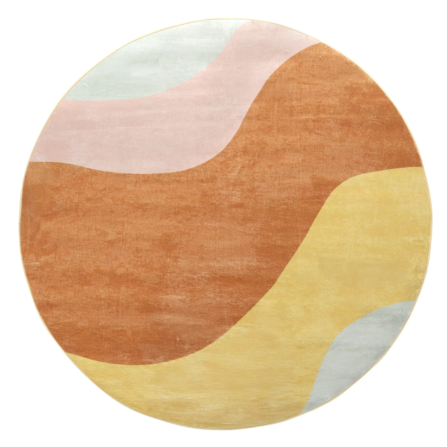 Rund matta - Barcelona (champagne)