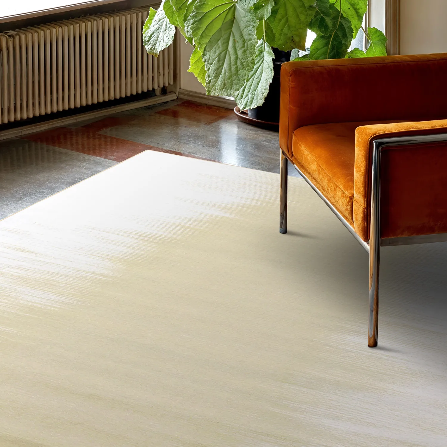 Wiltonmatta - Cara (vit/beige)