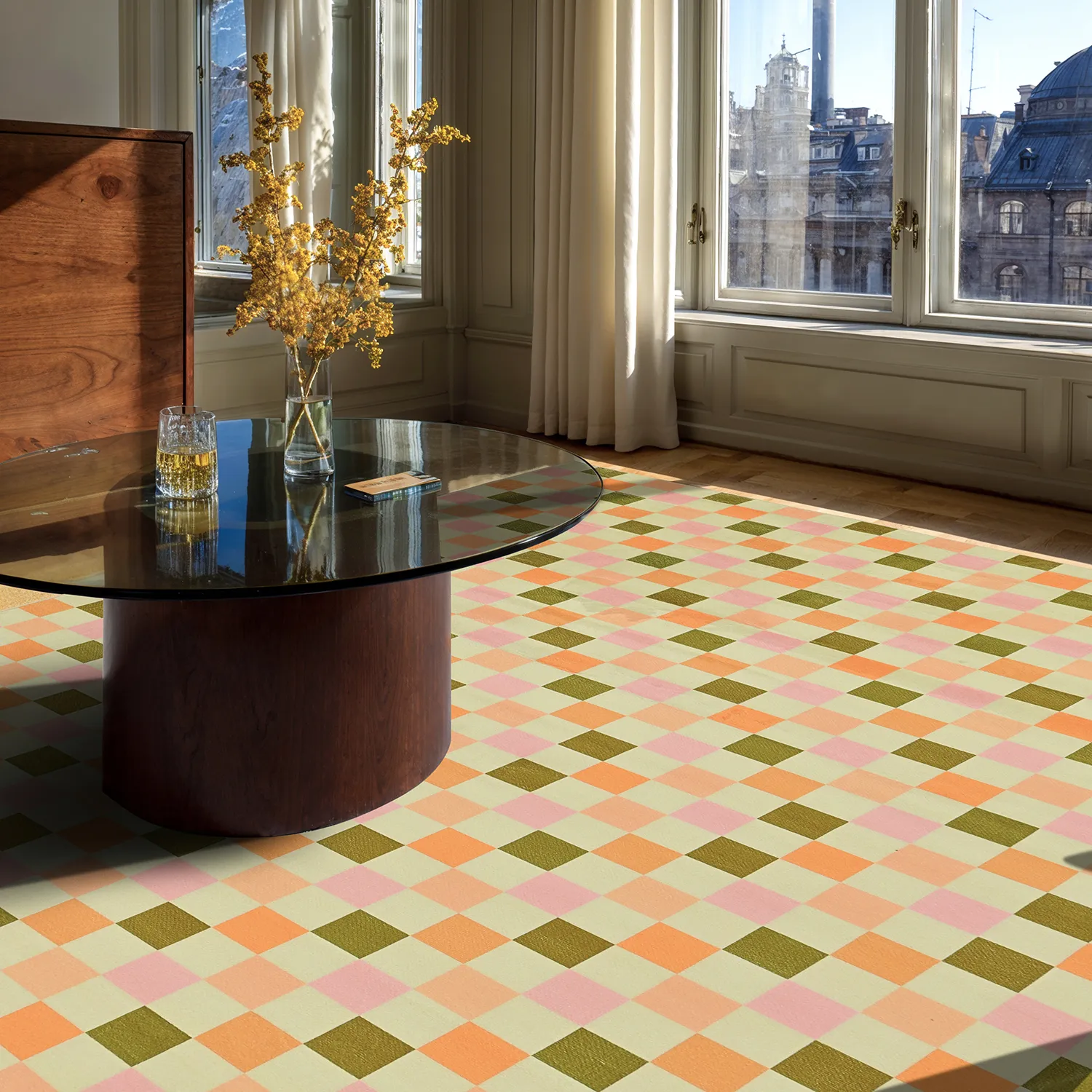 Wiltonmatta - Iola (beige/multi)