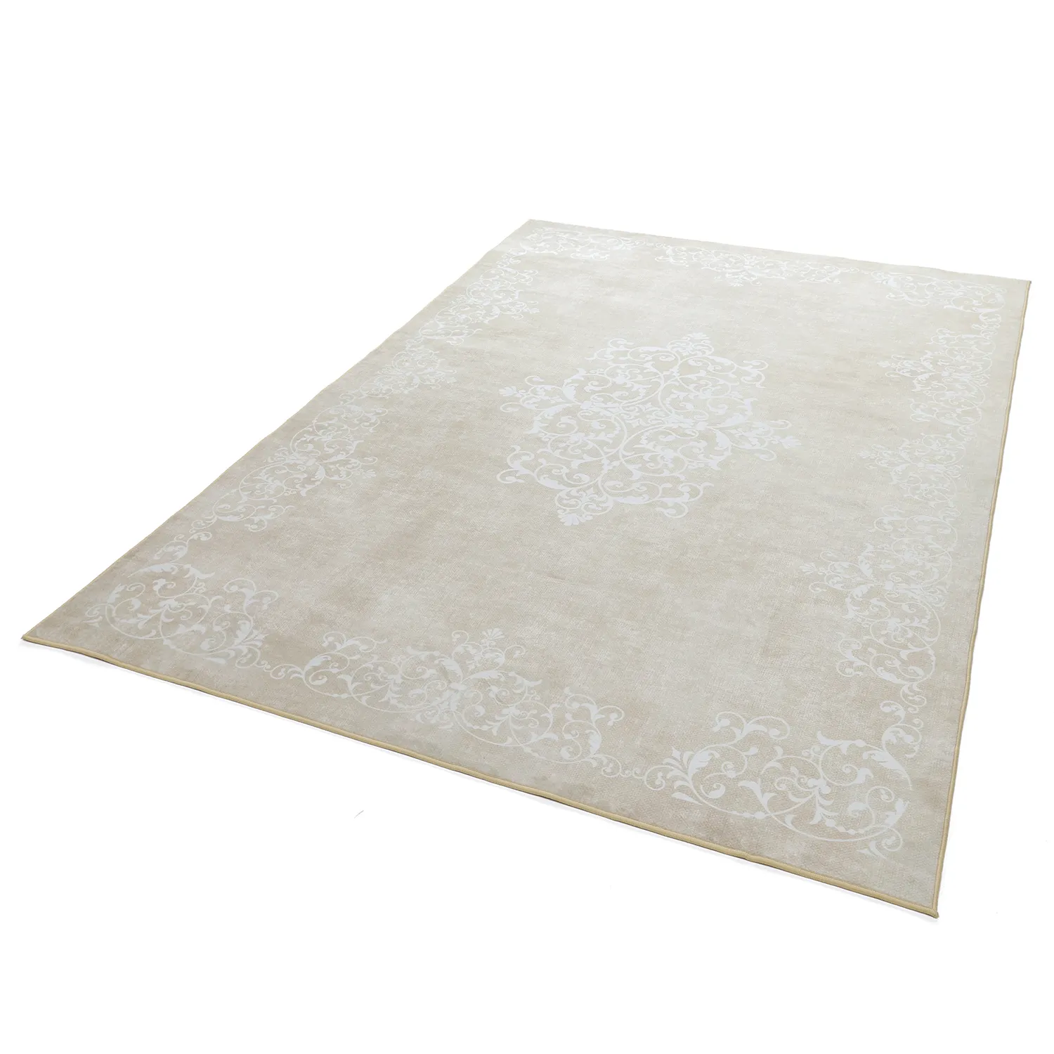 Wiltonmatta - Santi (beige/vit)