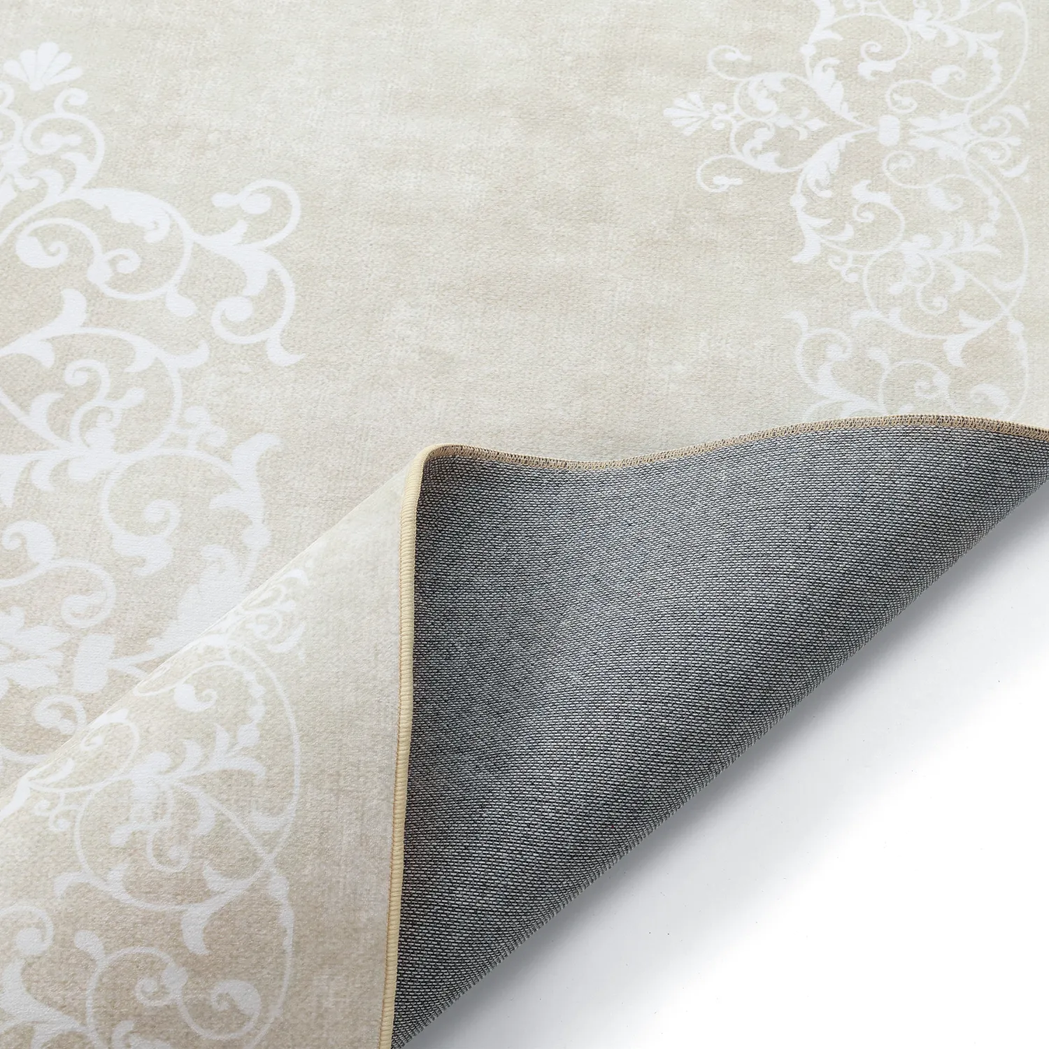 Wiltonmatta - Santi (beige/vit)