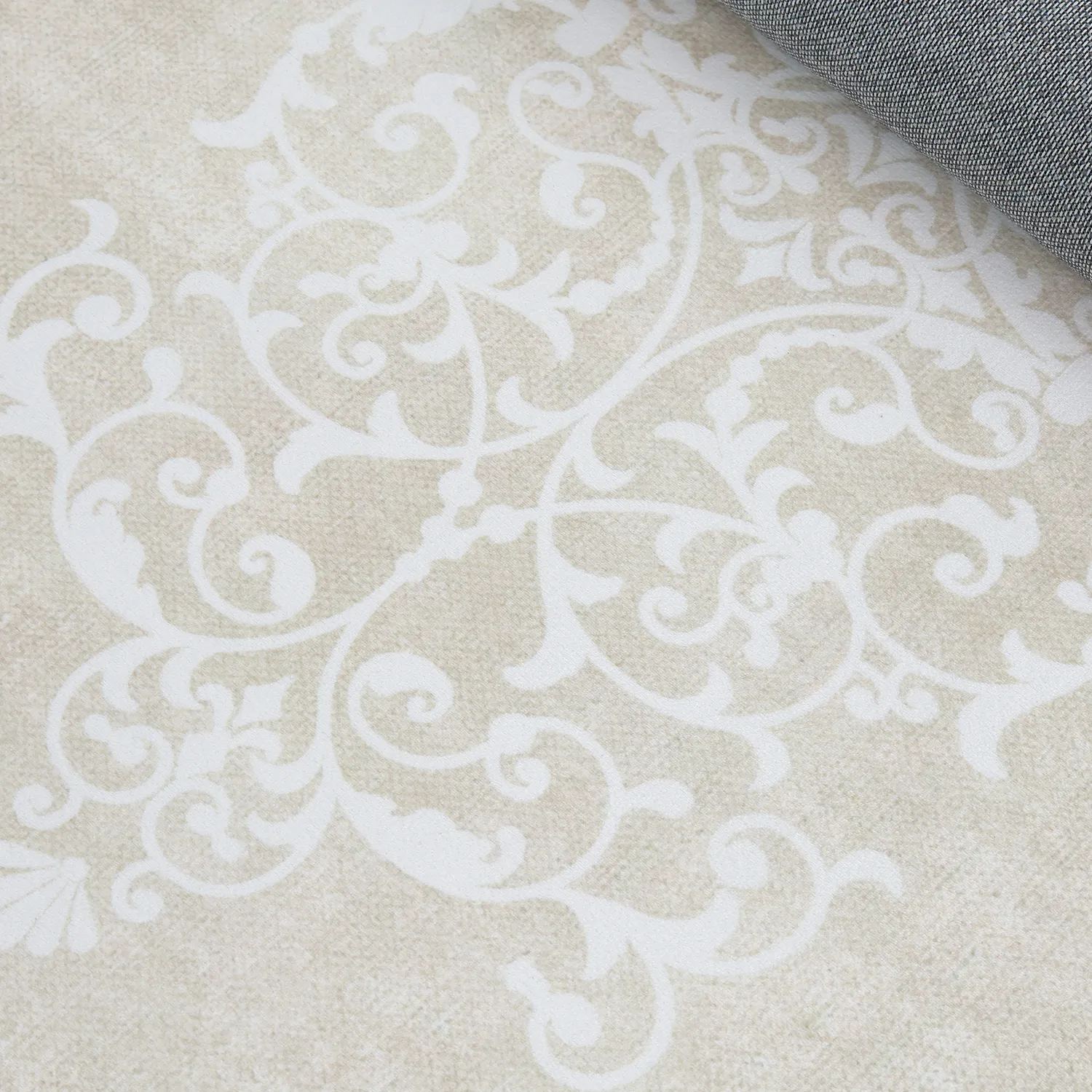 Wiltonmatta - Santi (beige/vit)