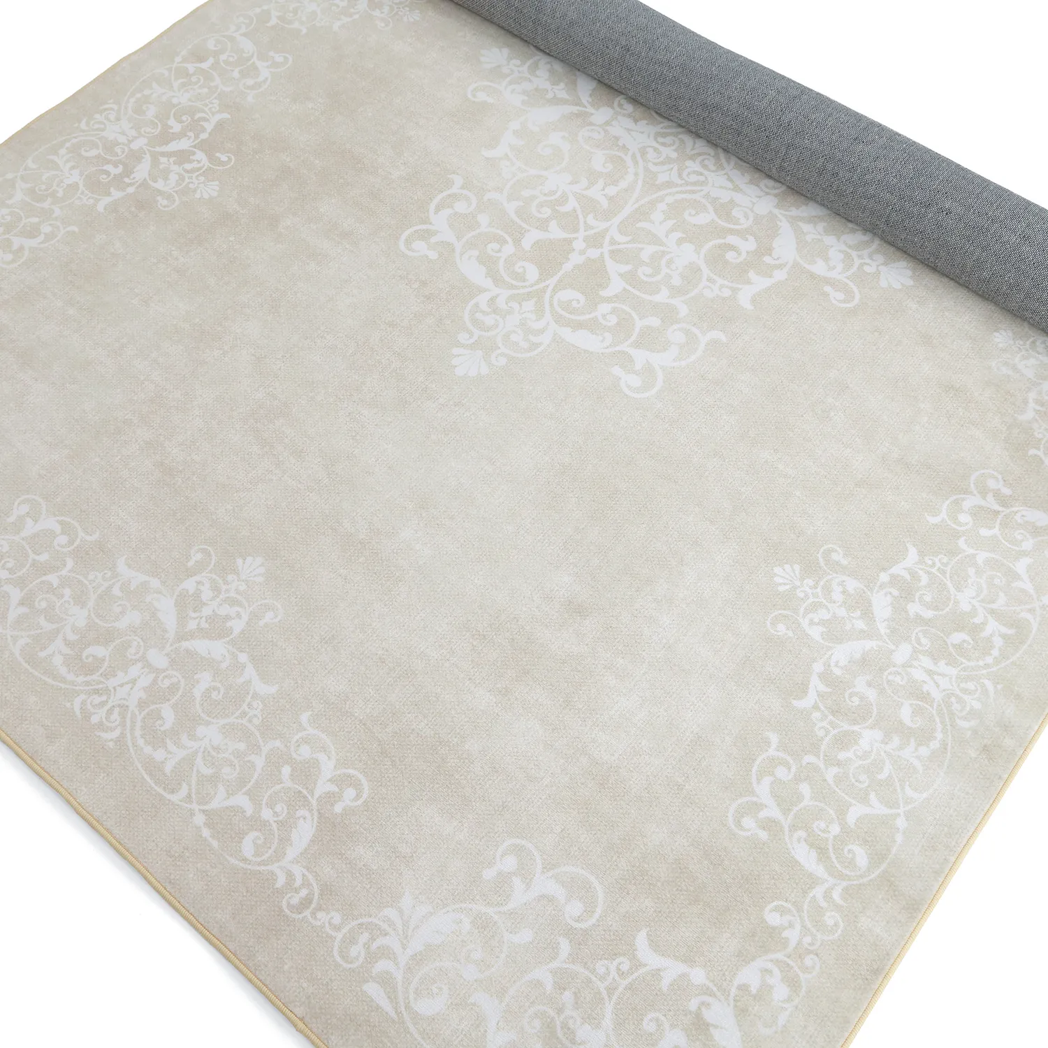 Wiltonmatta - Santi (beige/vit)