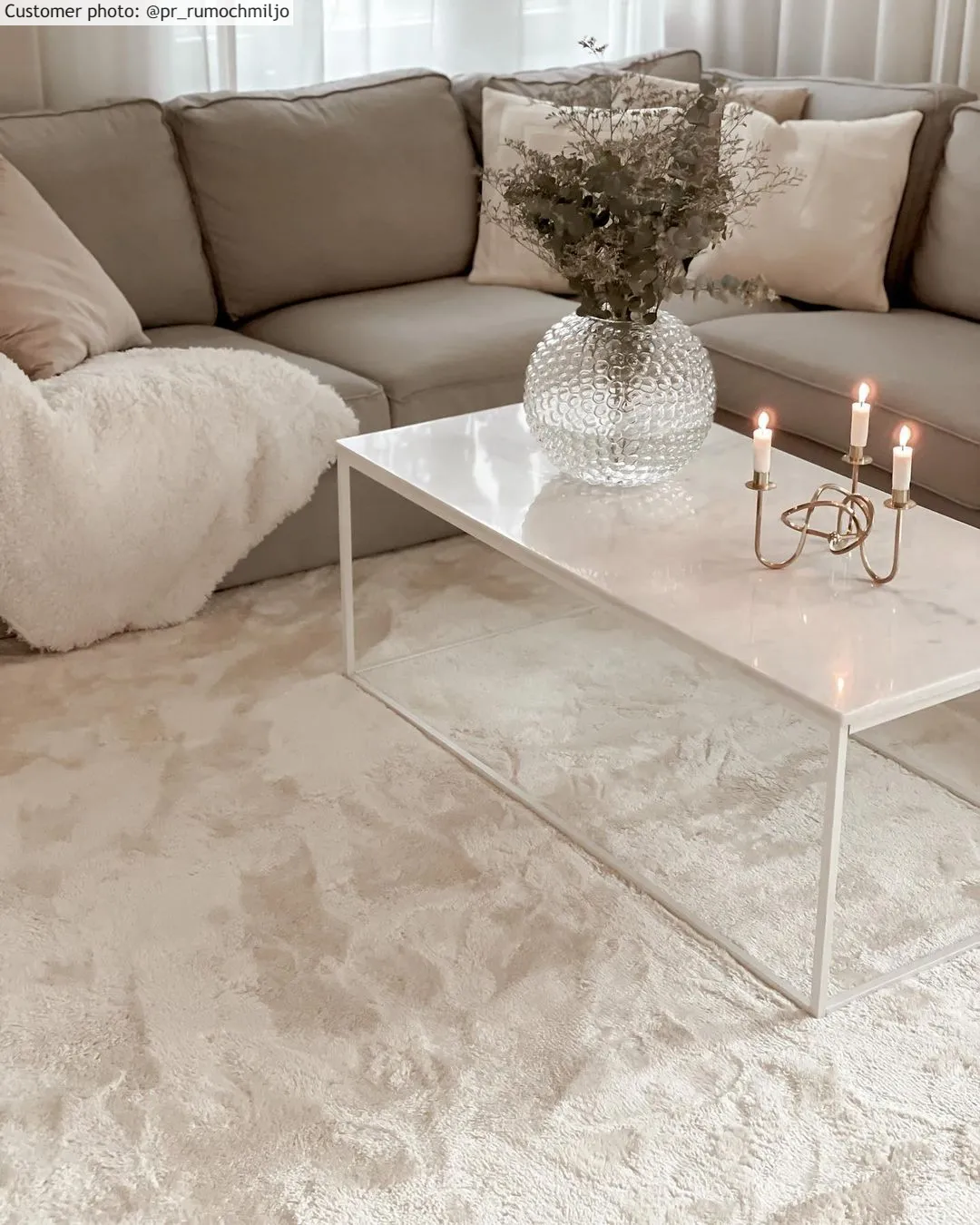 Ryamattor - Aranga Super Soft Fur (beige)