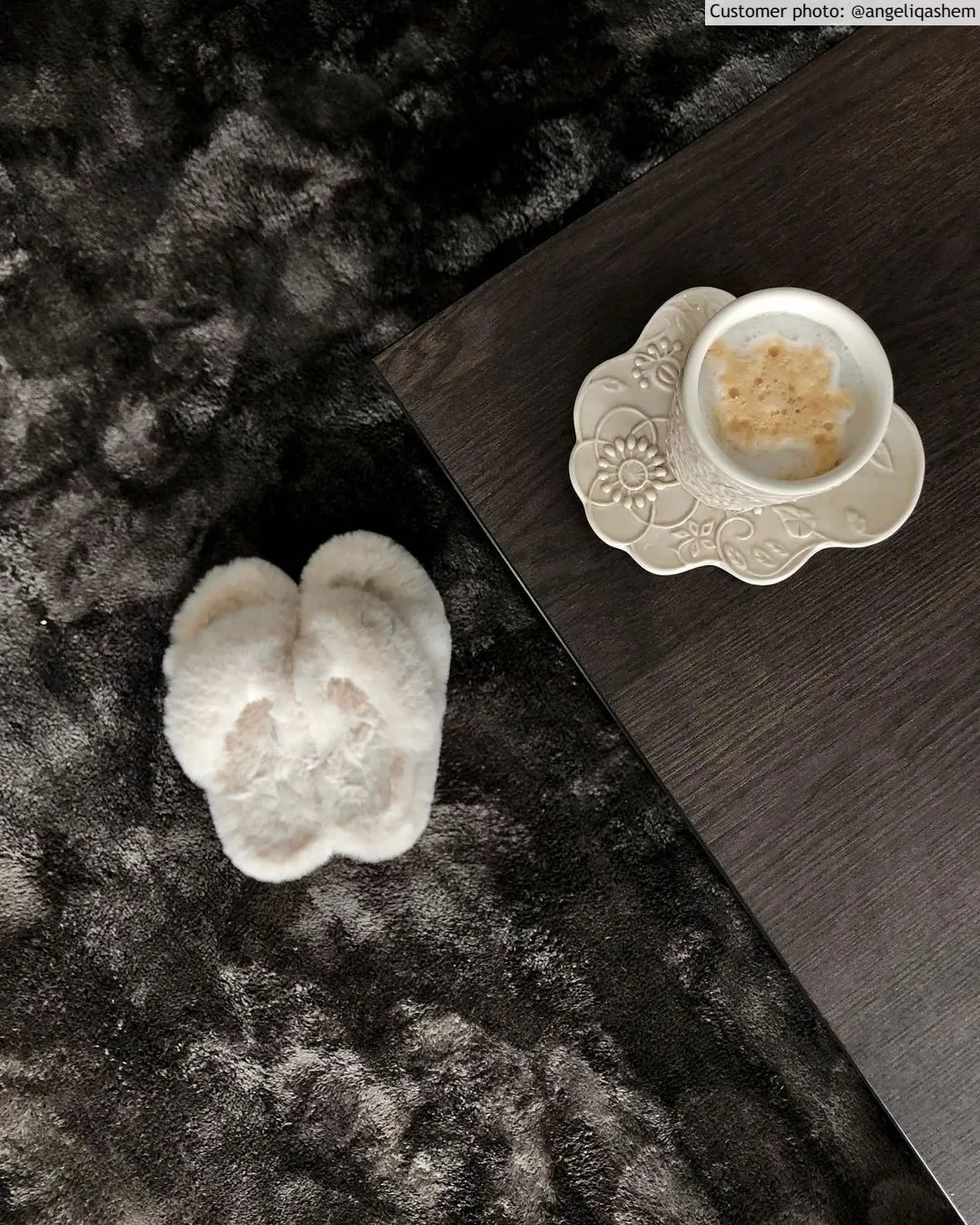 Ryamattor - Aranga Super Soft Fur (antracit)