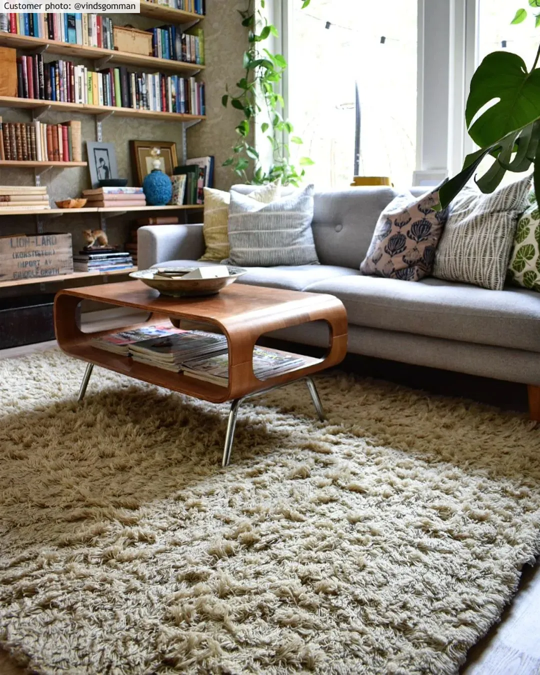 Ullmatta - Aliste Wool Shaggy (alabaster gleam)